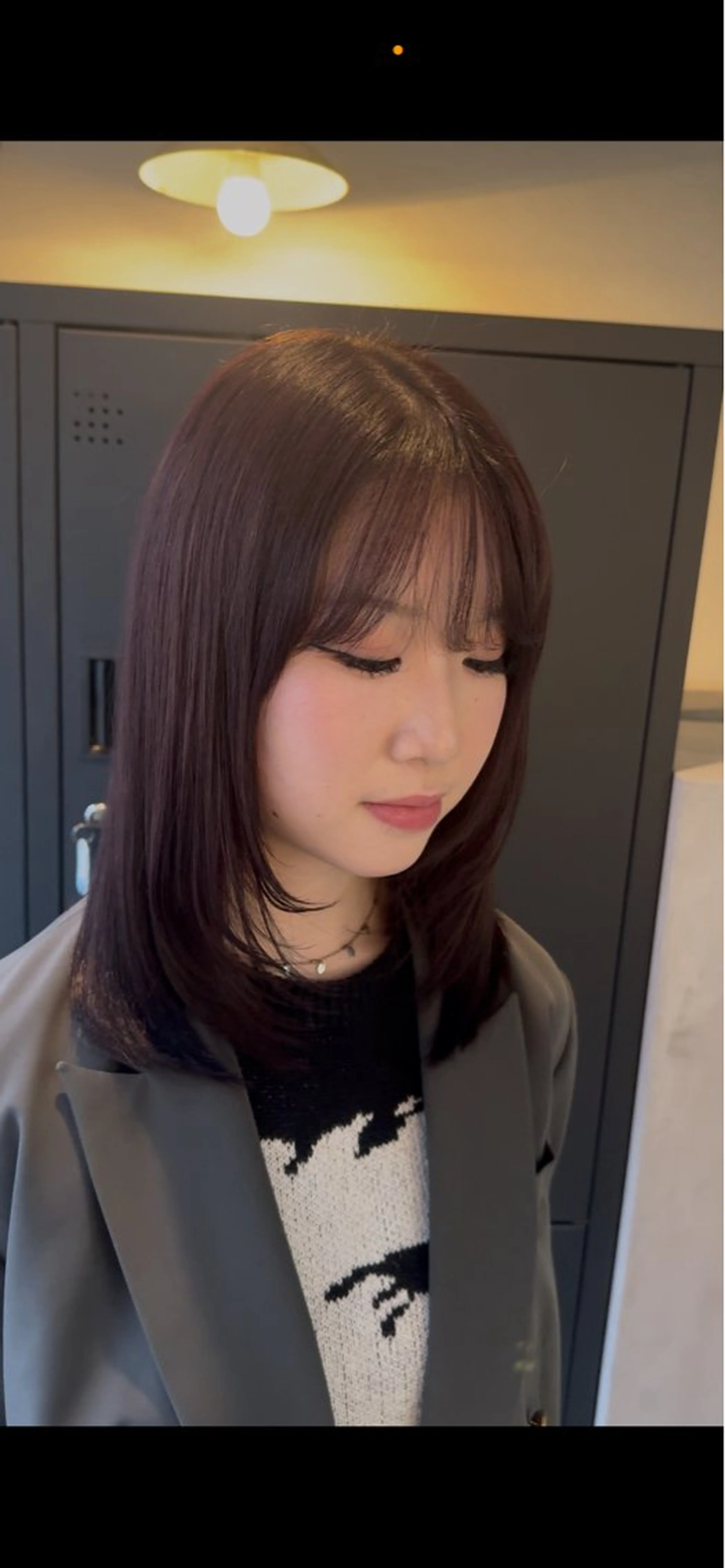 ミディアム 渡澤 ななみのヘアスタイル