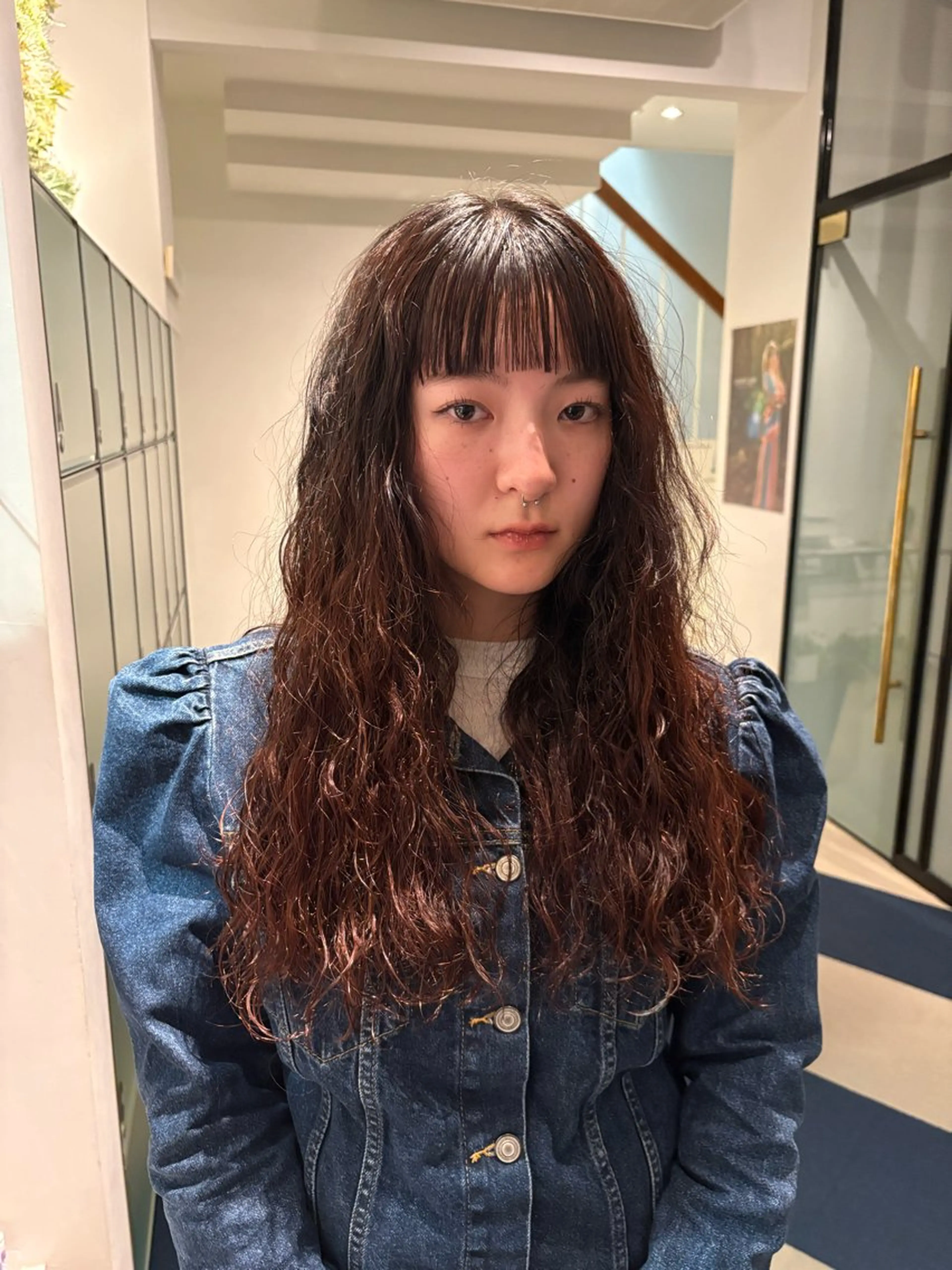 ロング パーマ La Pensee/ カスヤリクのヘアスタイル