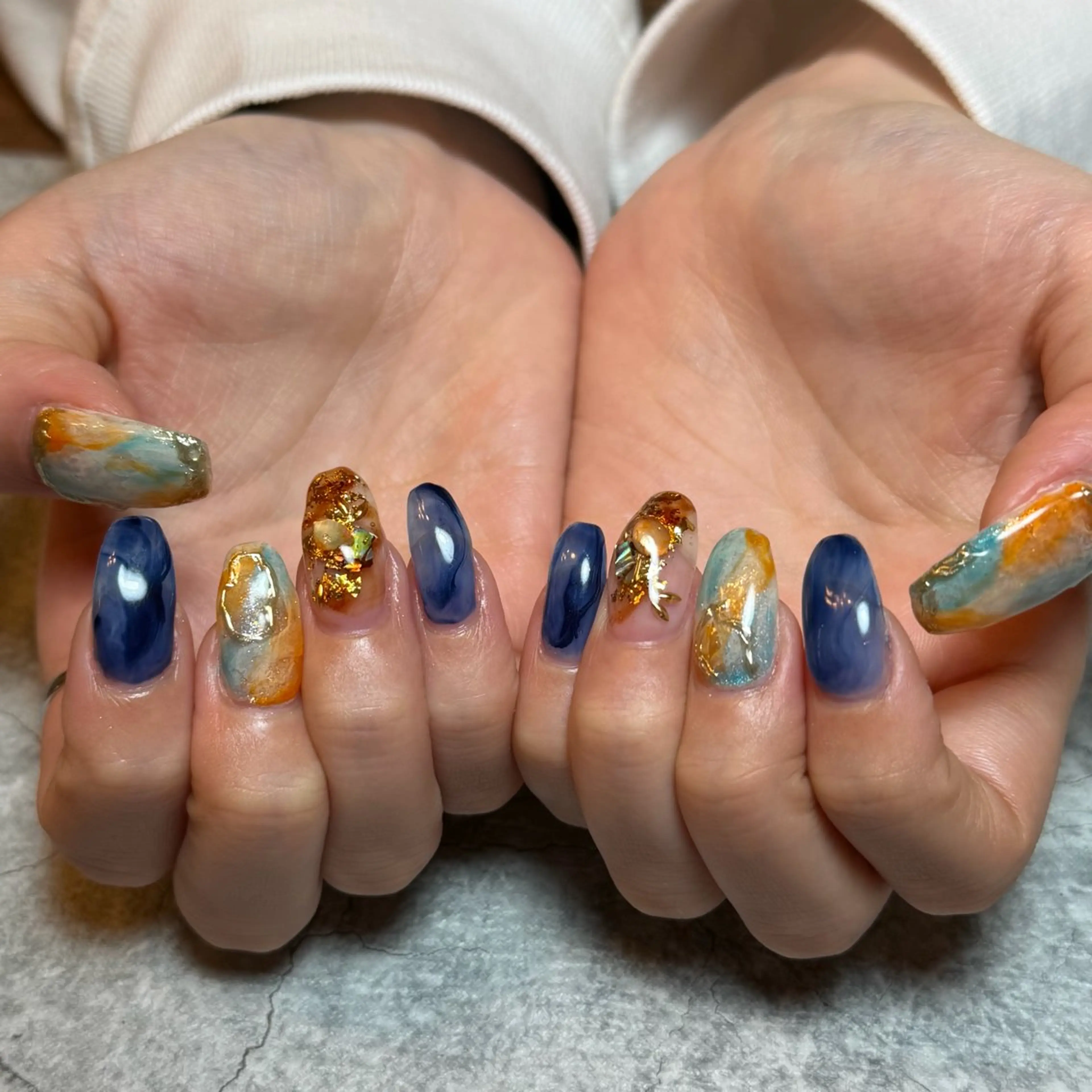 ネイル 自由が丘サロン あやめ💅のネイルデザイン