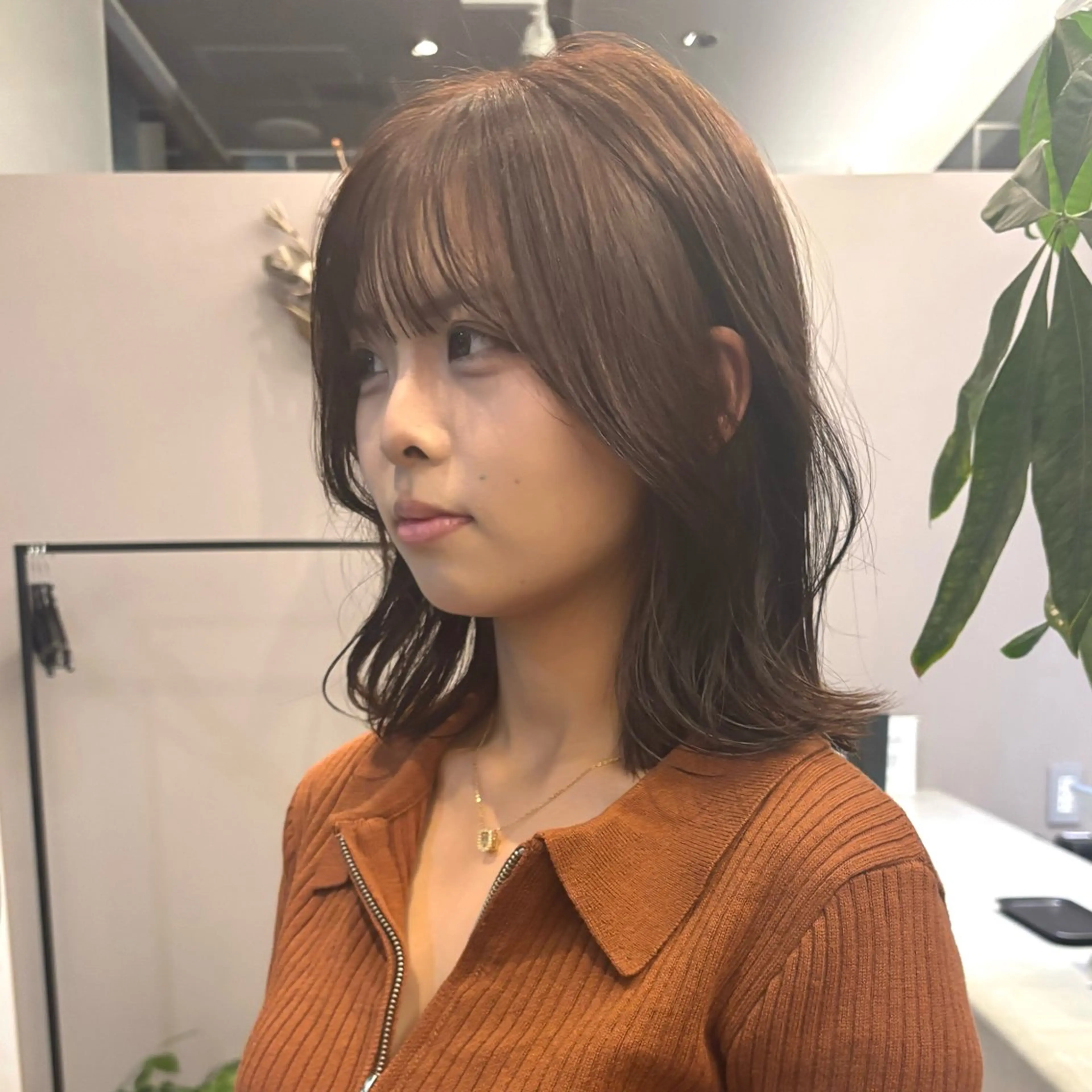 ミディアム カラー ブラウンカラー niil所属・miyu /niilのヘアスタイル