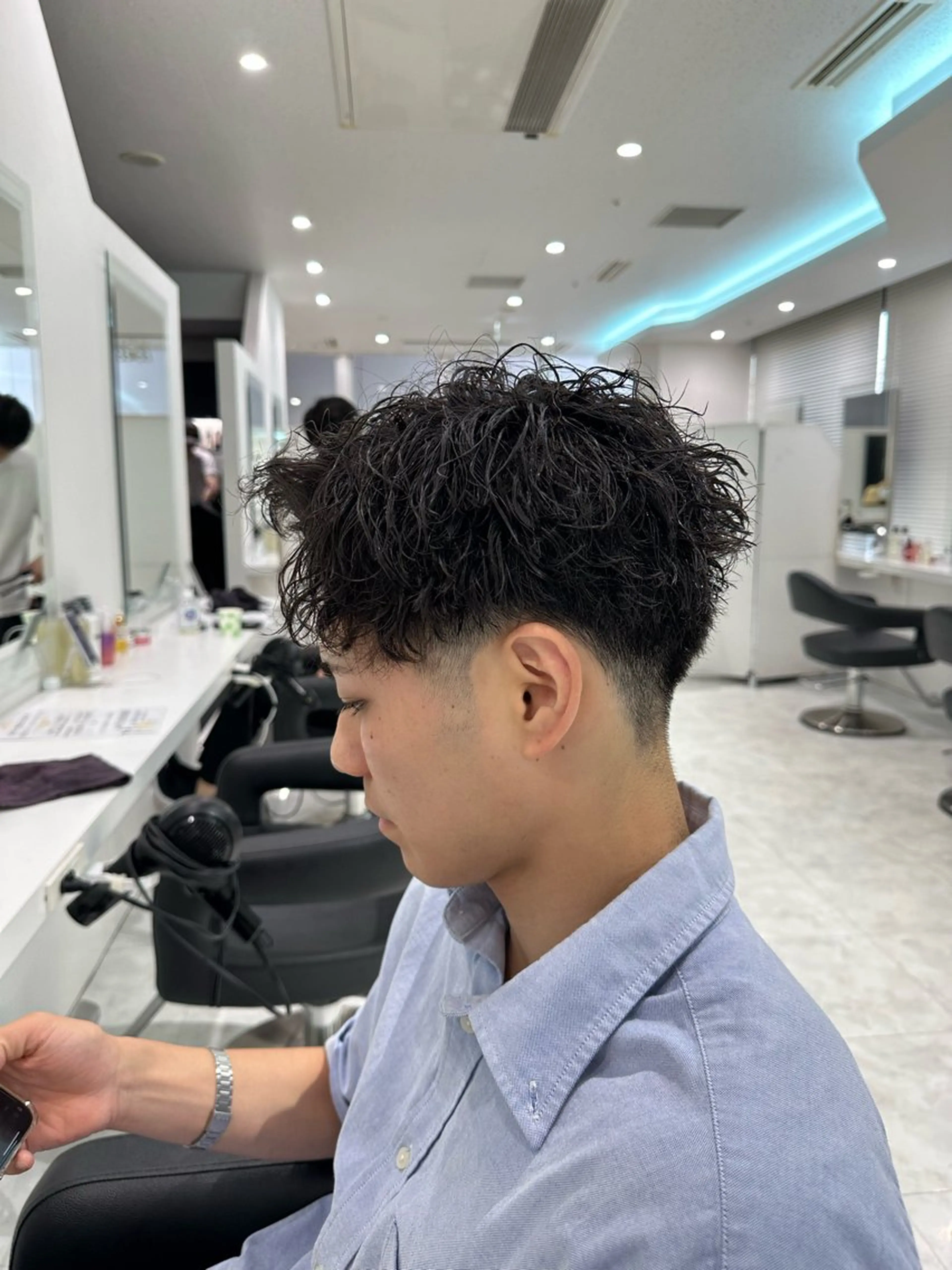 パーマ メンズ カット パーマ 🐺メンズパーマ の達人　あさひ🐺のヘアスタイル