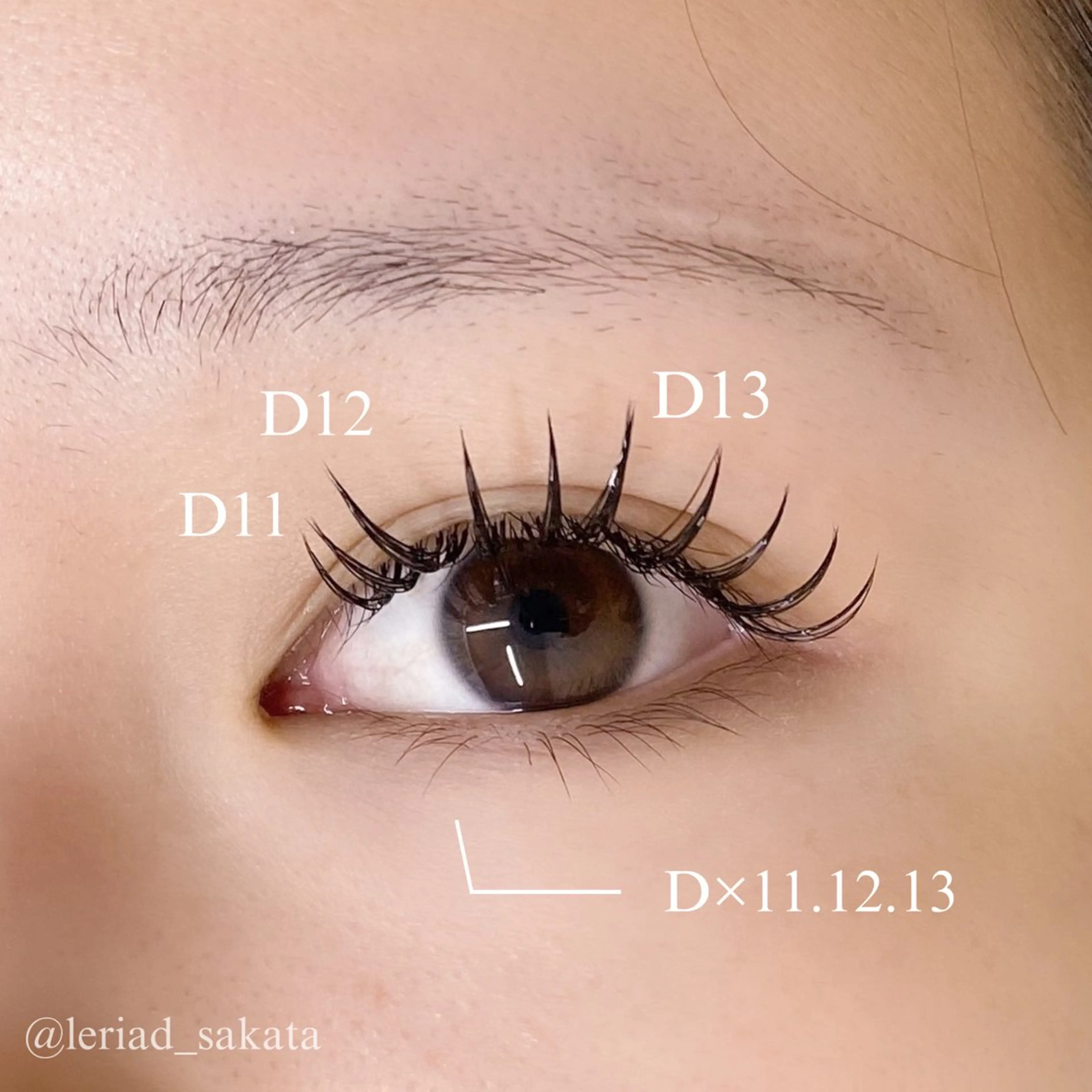 マツエク・マツパ バインドロック 束感まつ毛 ゴージャス Le  Riad 坂田のマツエク・マツパデザイン