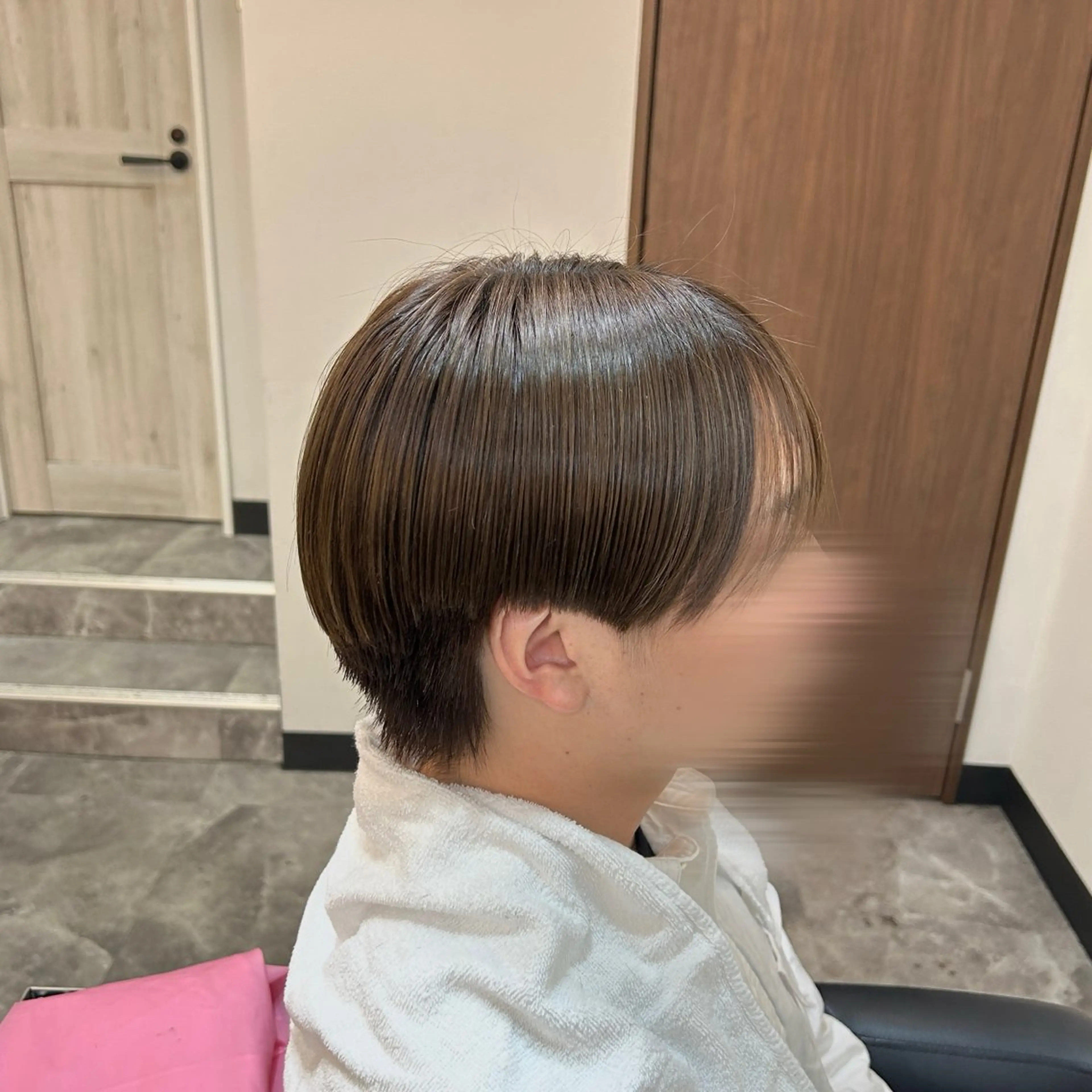 ショート メンズ マッシュ シースルーマッシュ 刈り上げ カットカラーパーマ モデル🫧ﾐﾕｳ🫧の眉毛・アイブロウイメージ