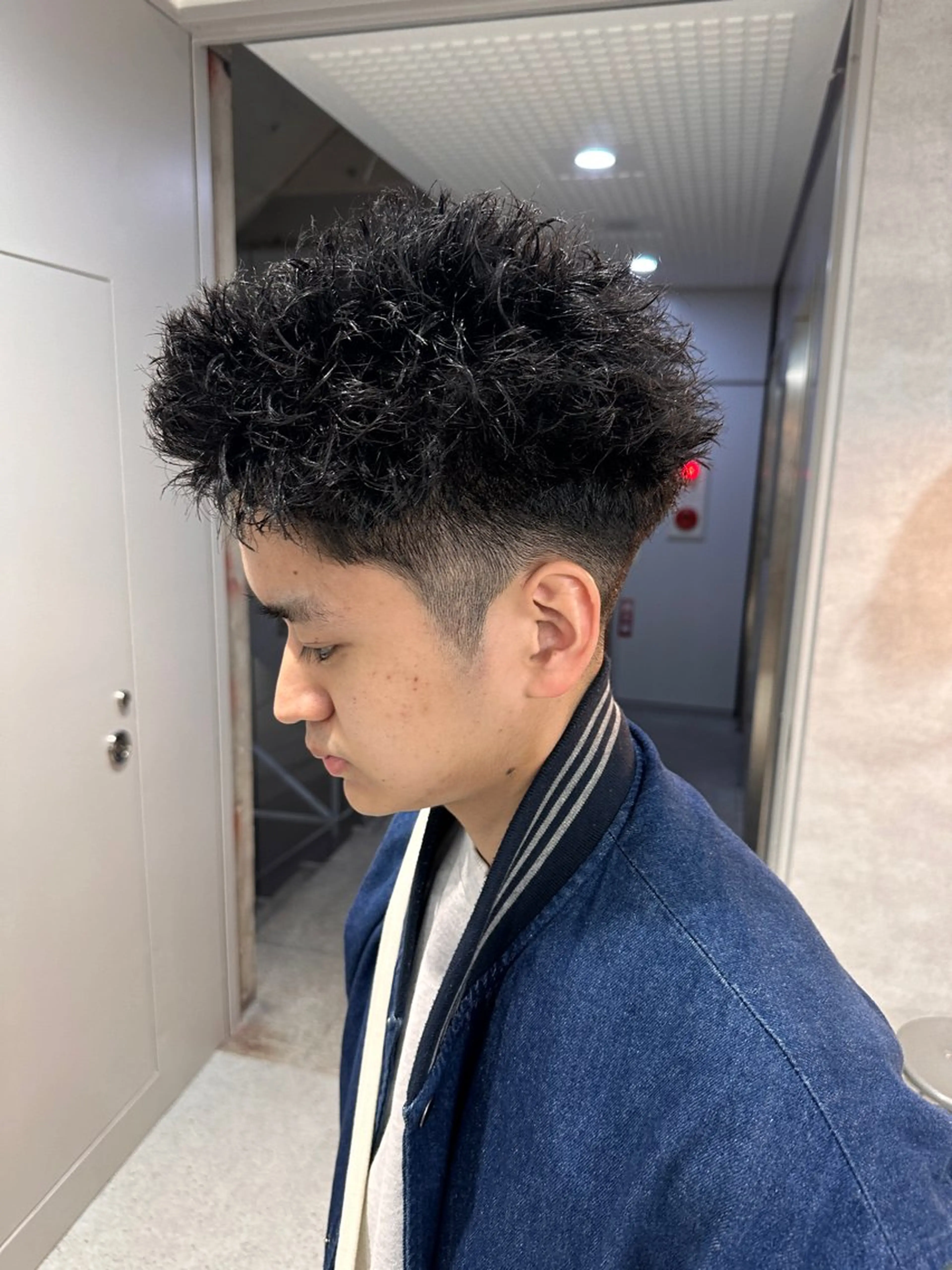 ショート パーマ メンズ 【メンズサロン】 BLUCK 横浜のヘアスタイル