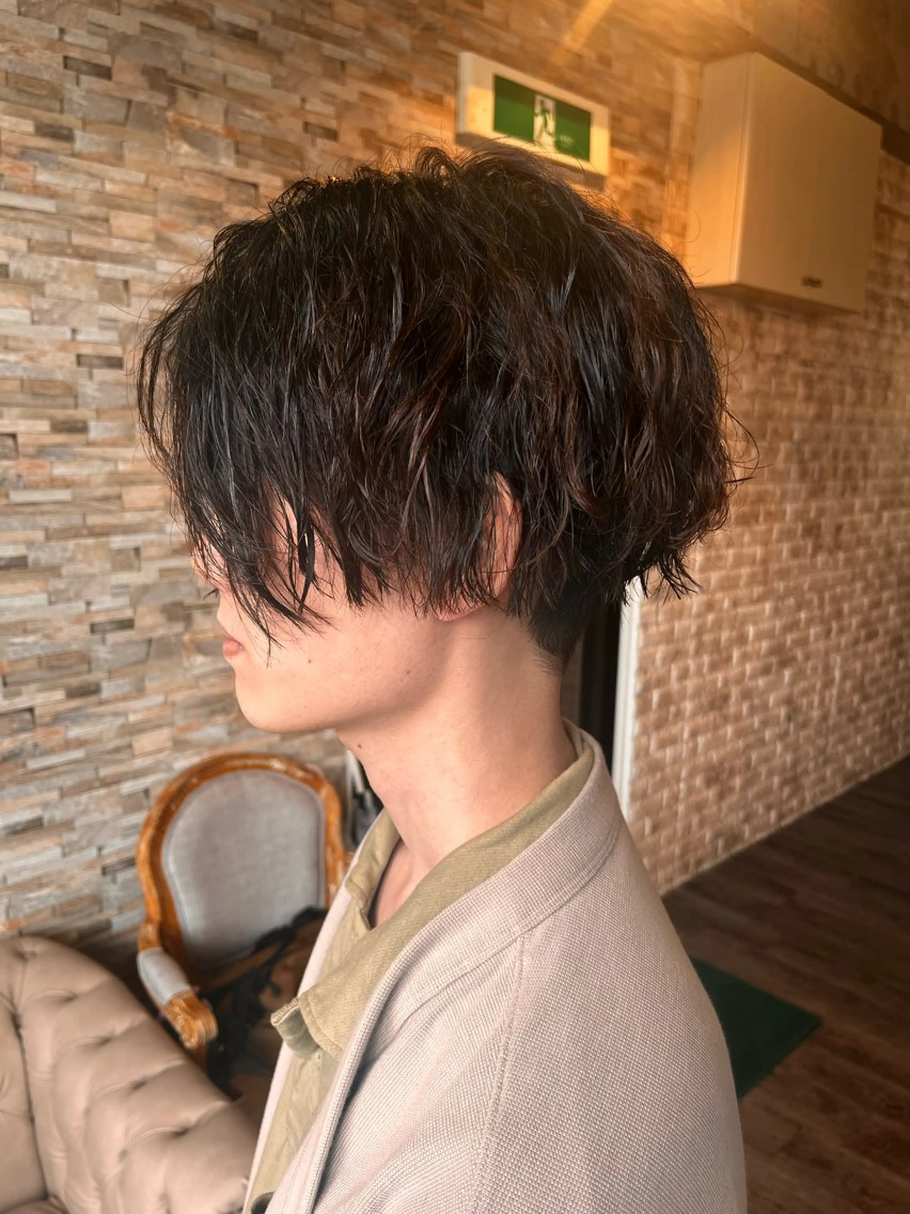 パーマ メンズ メンズパーマ メンズツイストパーマ ツイストパーマ 大石 藍のヘアスタイル