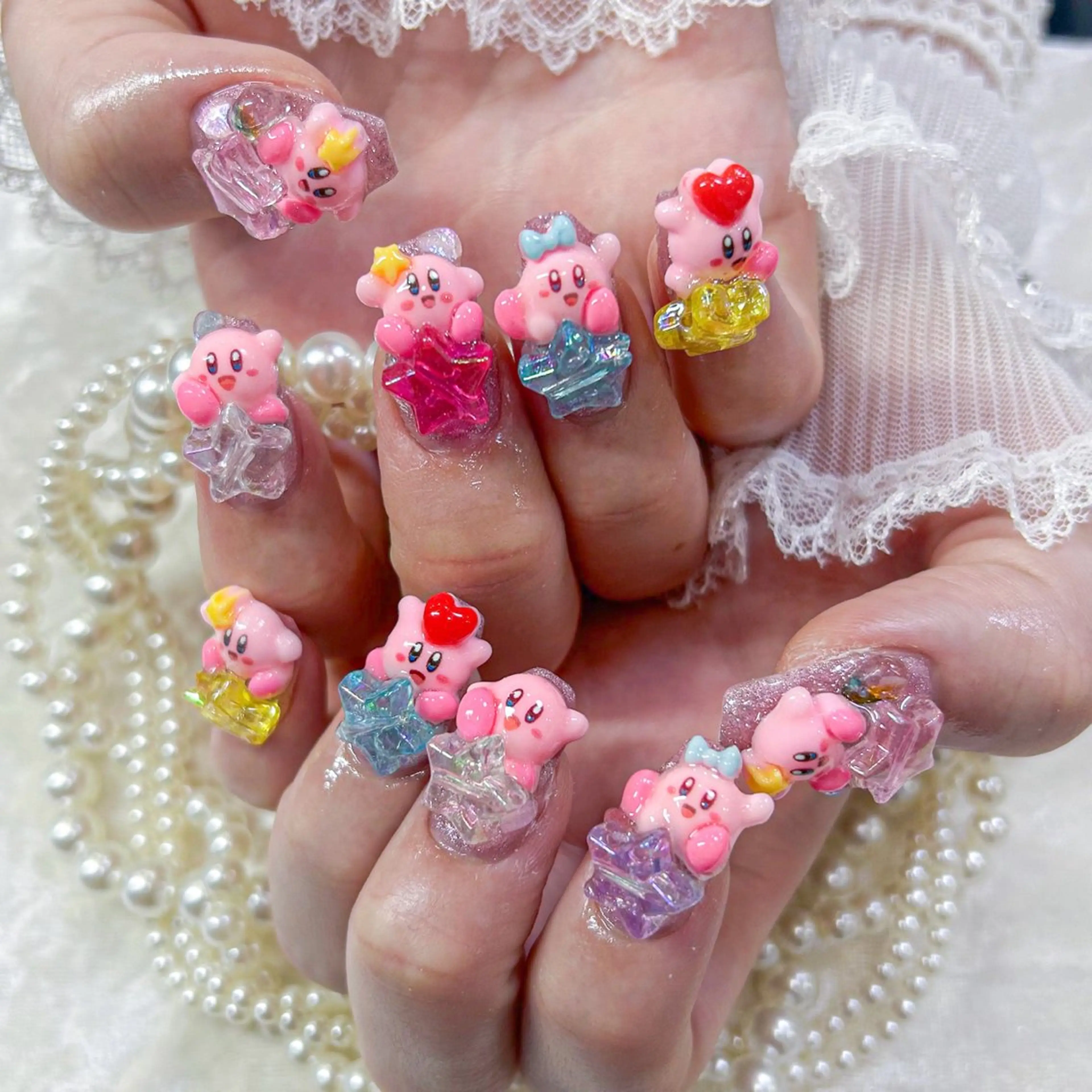 ネイル アートネイル 長さ出し フットネイル 韓国ネイル マグネットネイル Minami 🍓のネイルデザイン