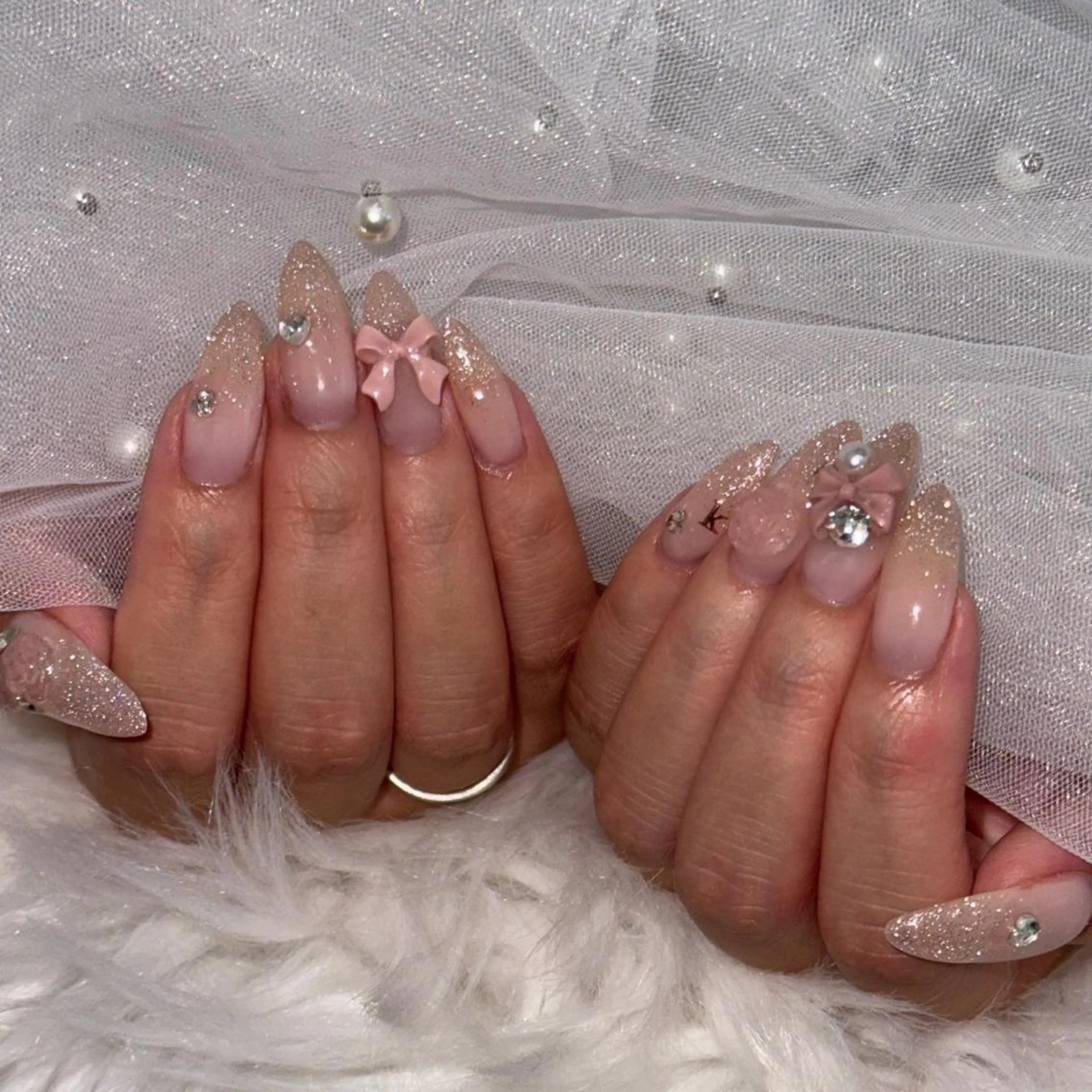 セミロング ハンドネイル mY... SAYAKAのネイルデザイン