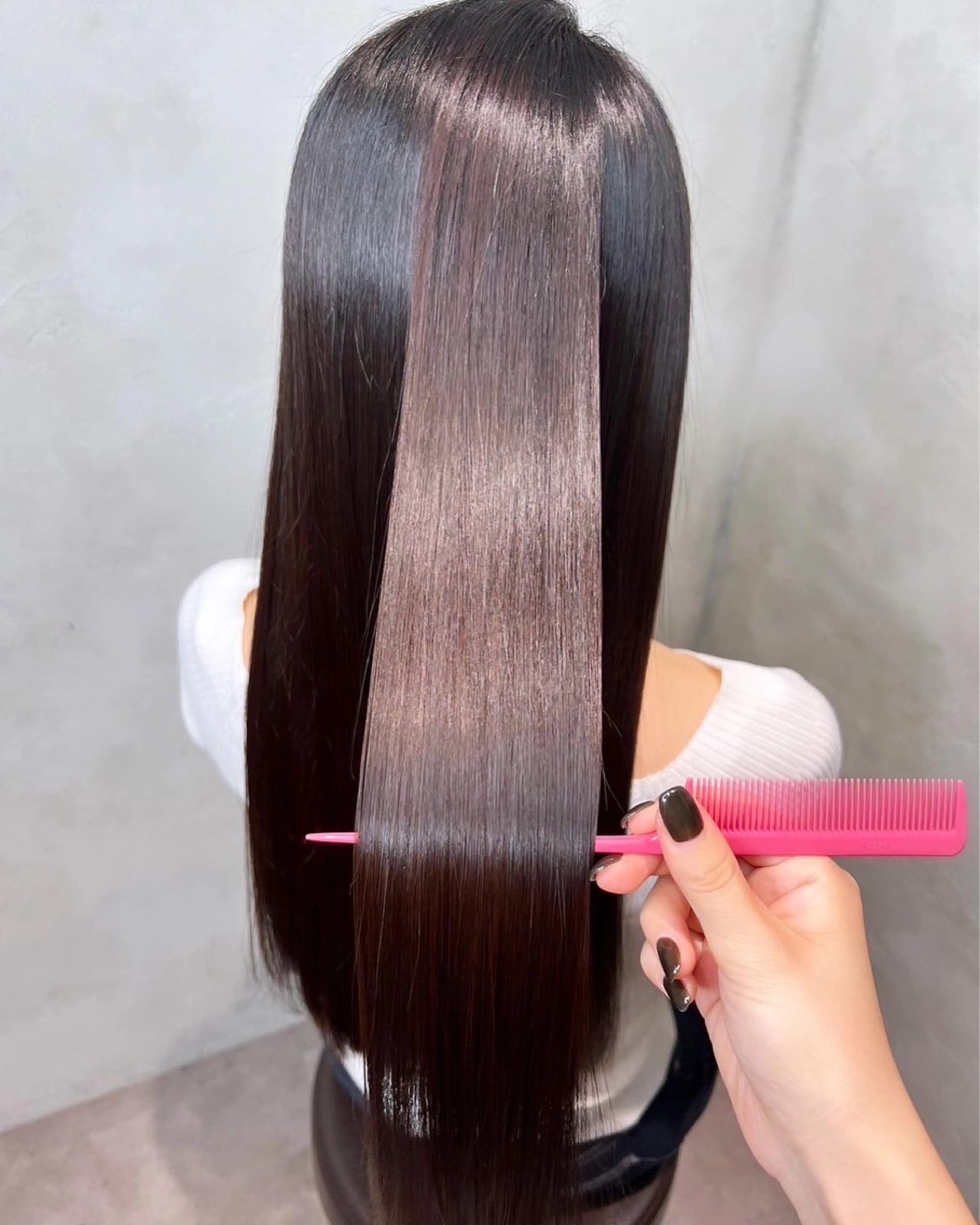 ロング パーマ 縮毛矯正 髪質改善　jewel box~私のトリートメント~東梅田店所属・💎髪質改善専門 jewel boxのヘアスタイル