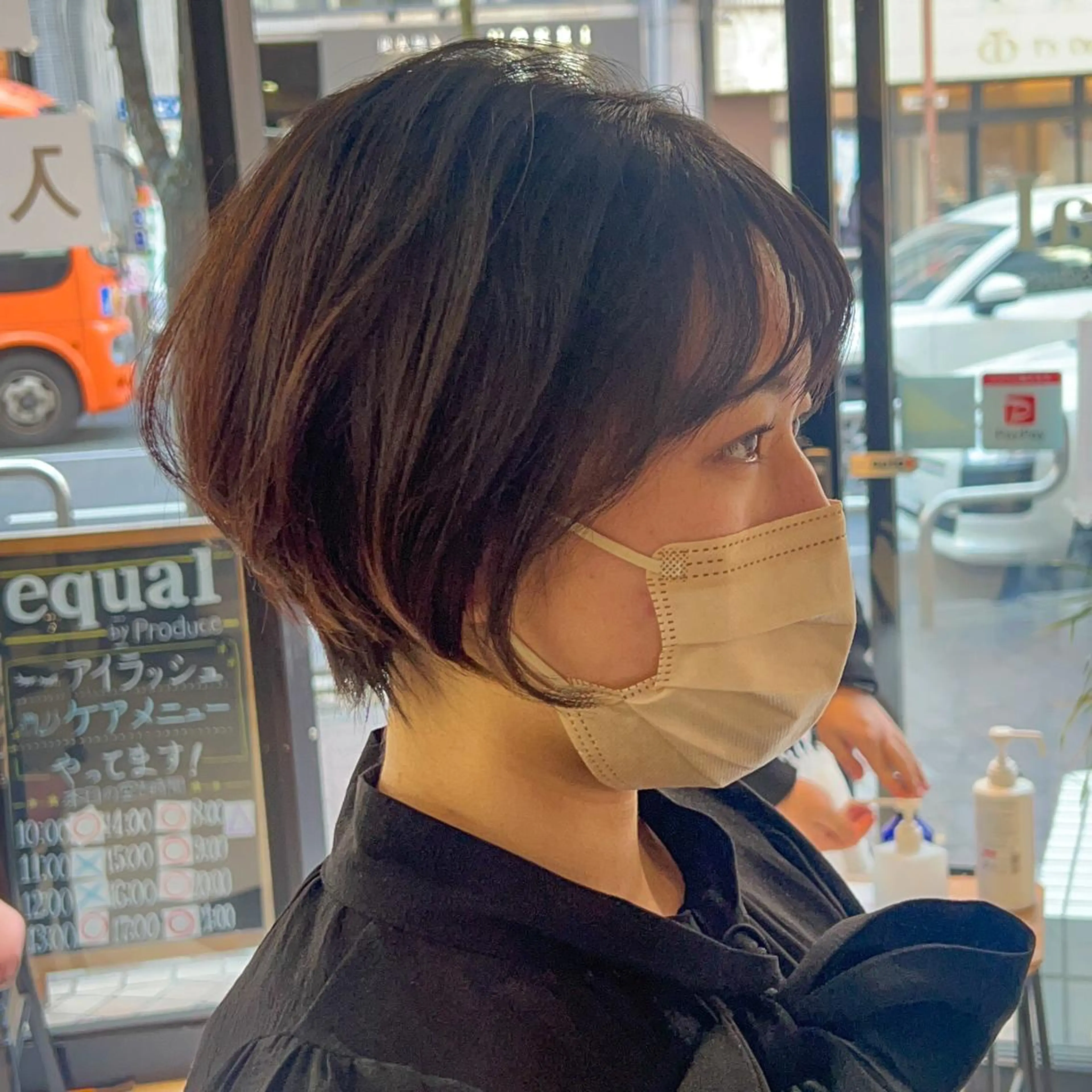 【ショートヘア限定】時短ダメージレスカットカラーパーマの写真