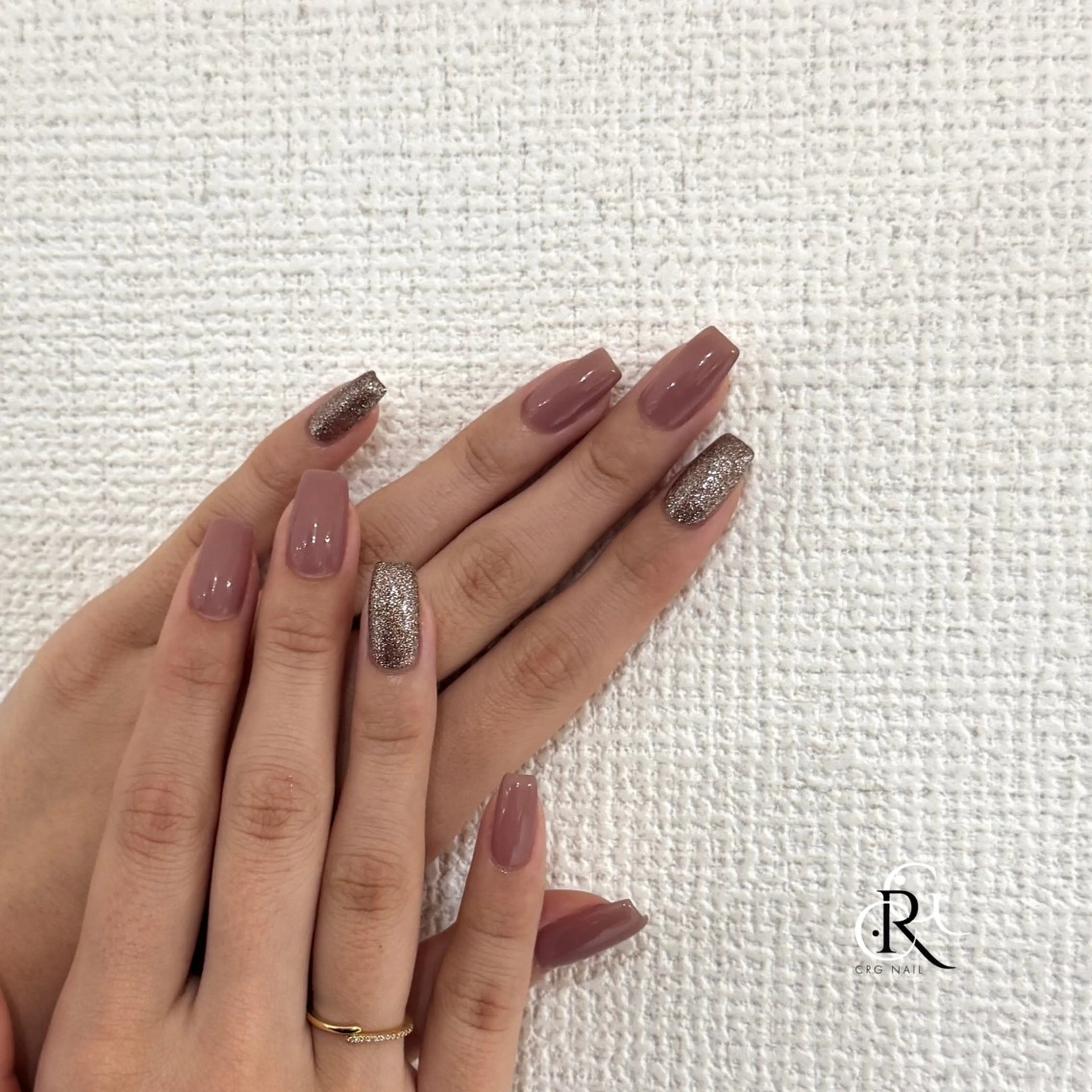 ネイル ジェルネイル ハンドネイル 美フォルム✨ CRG　RURIのネイルデザイン