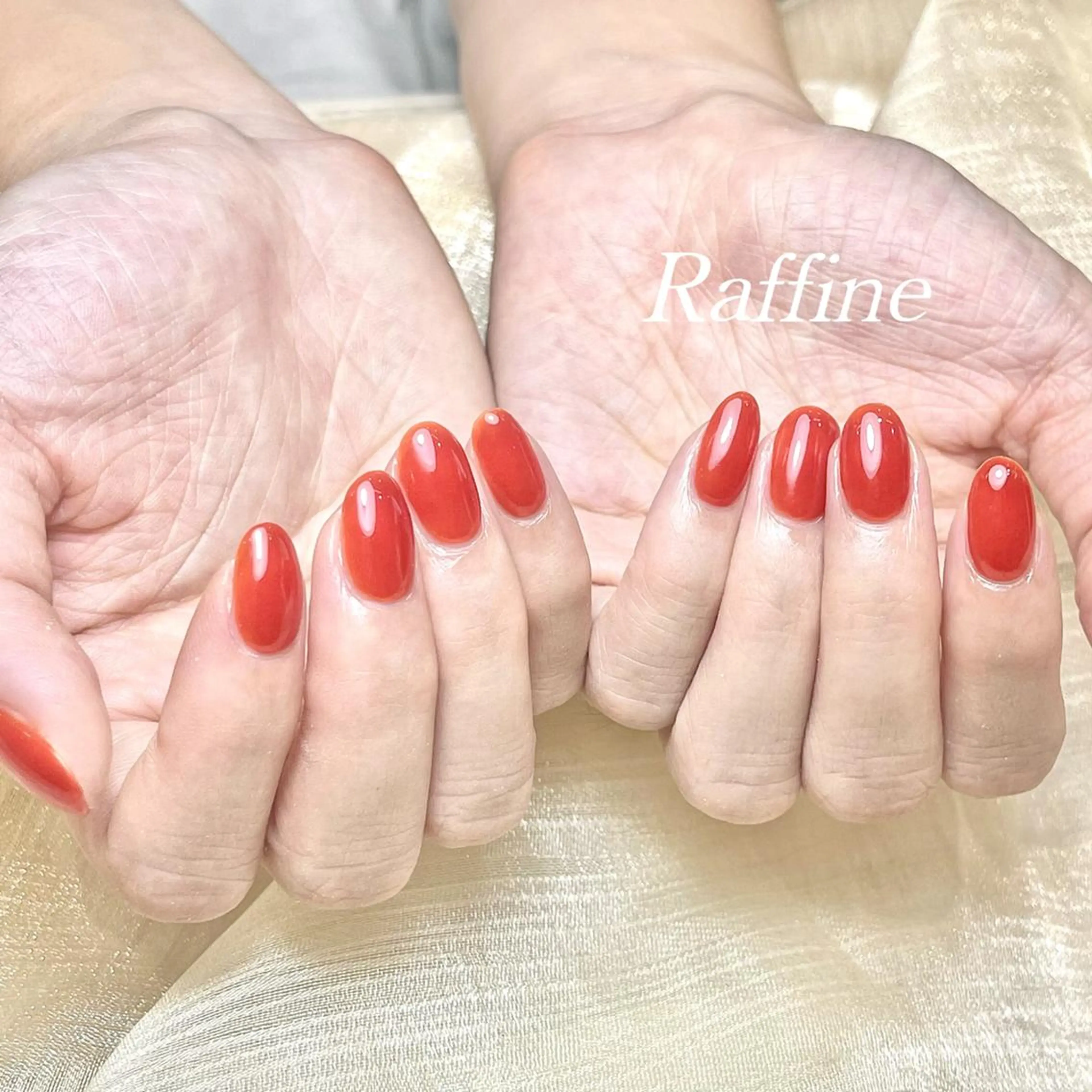 ネイル RAFFINE 月🦋🩵のネイルデザイン