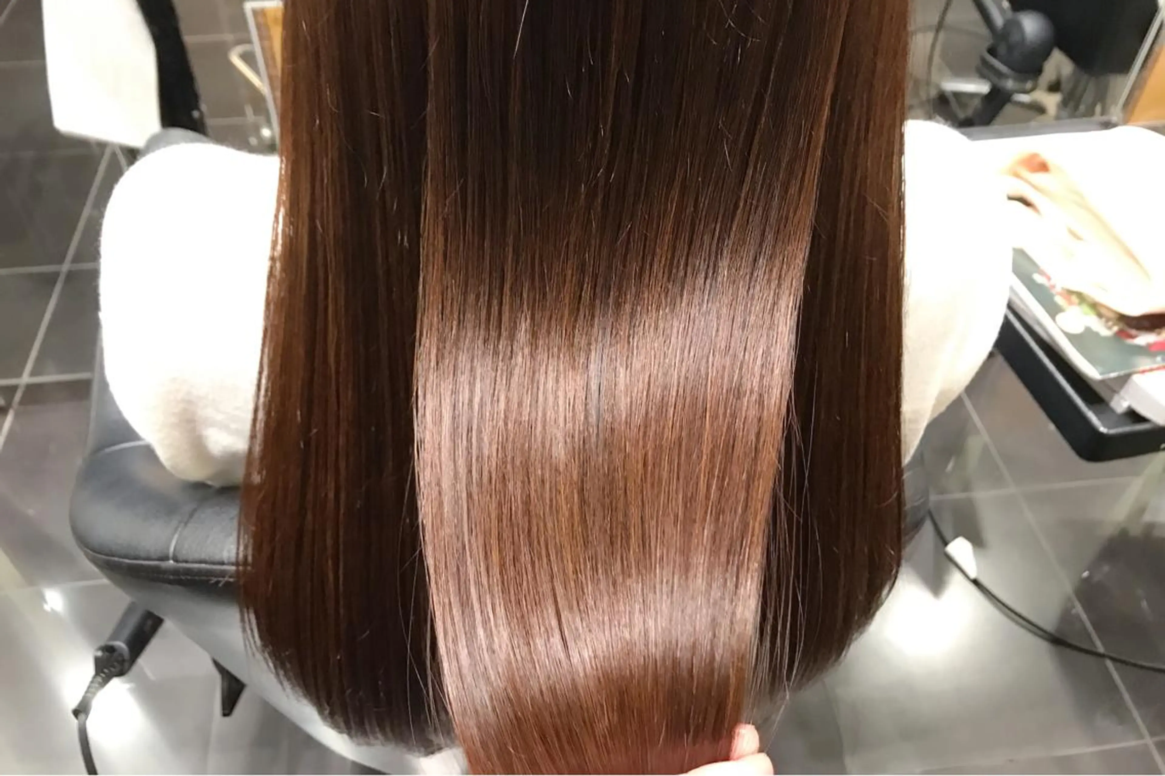 ミディアム 💎馴染むエクステ ×カラーTOMO💎のヘアスタイル