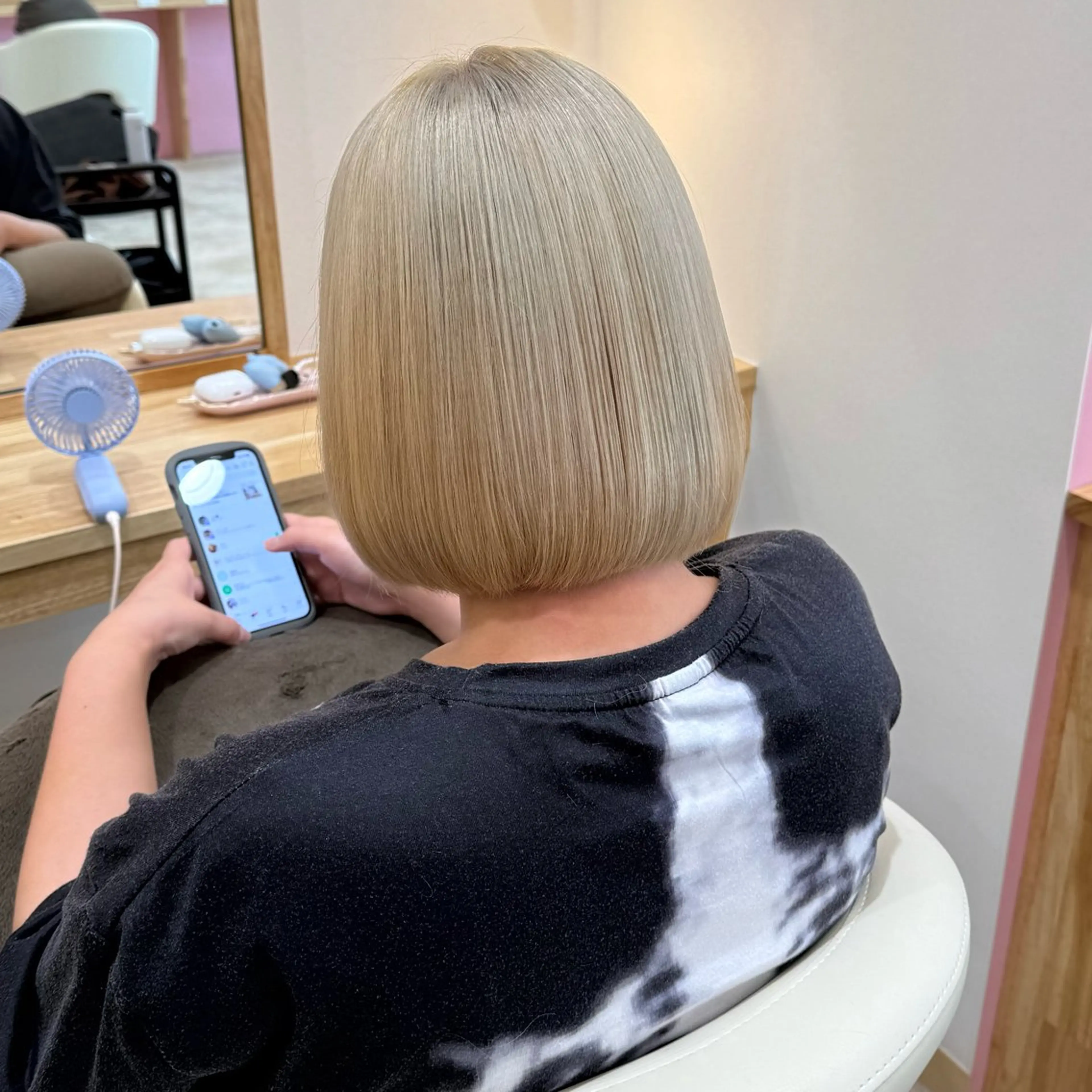 ミディアム カラー カット ヘアカラー トリートメント 柔らかいcolor ￤韓国￤🩰マユ🩰のヘアスタイル