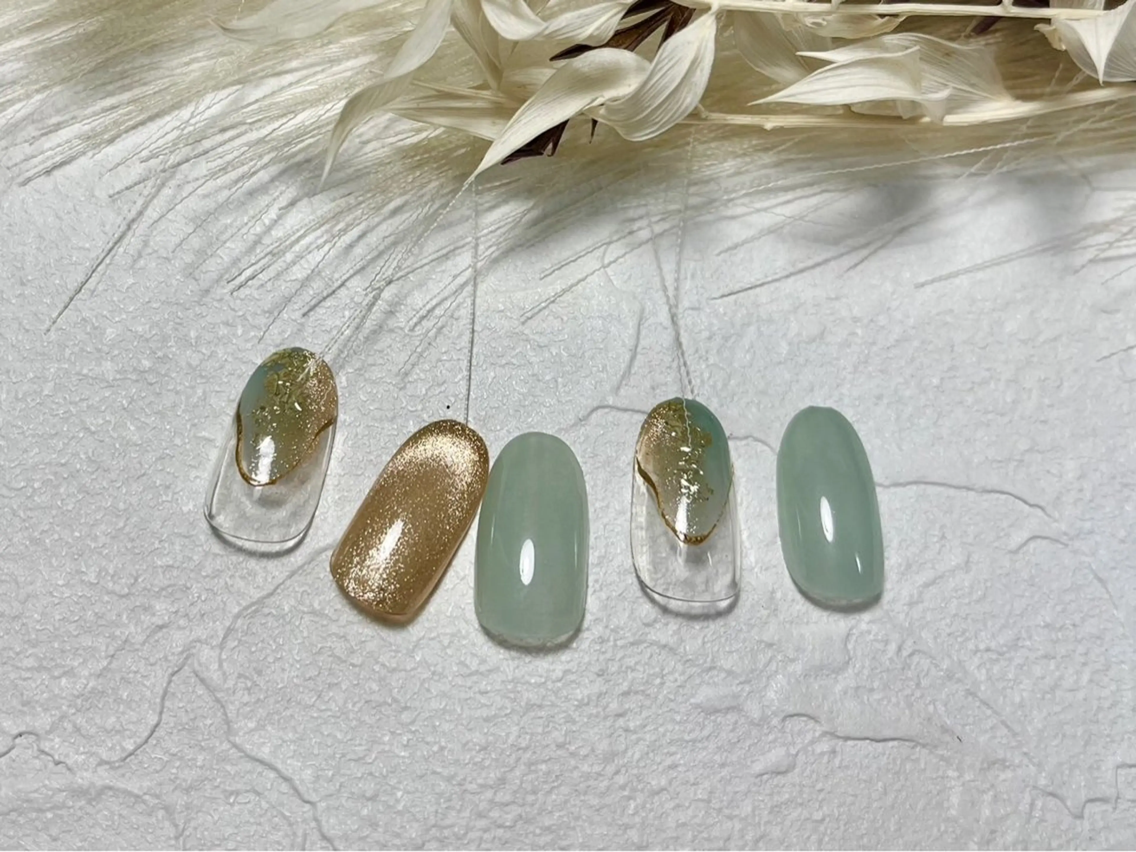 ネイル オーロラネイル フットネイル フレンチネイル ジェルネイル 韓国ネイル Mogu nail 二子玉川のネイルデザイン