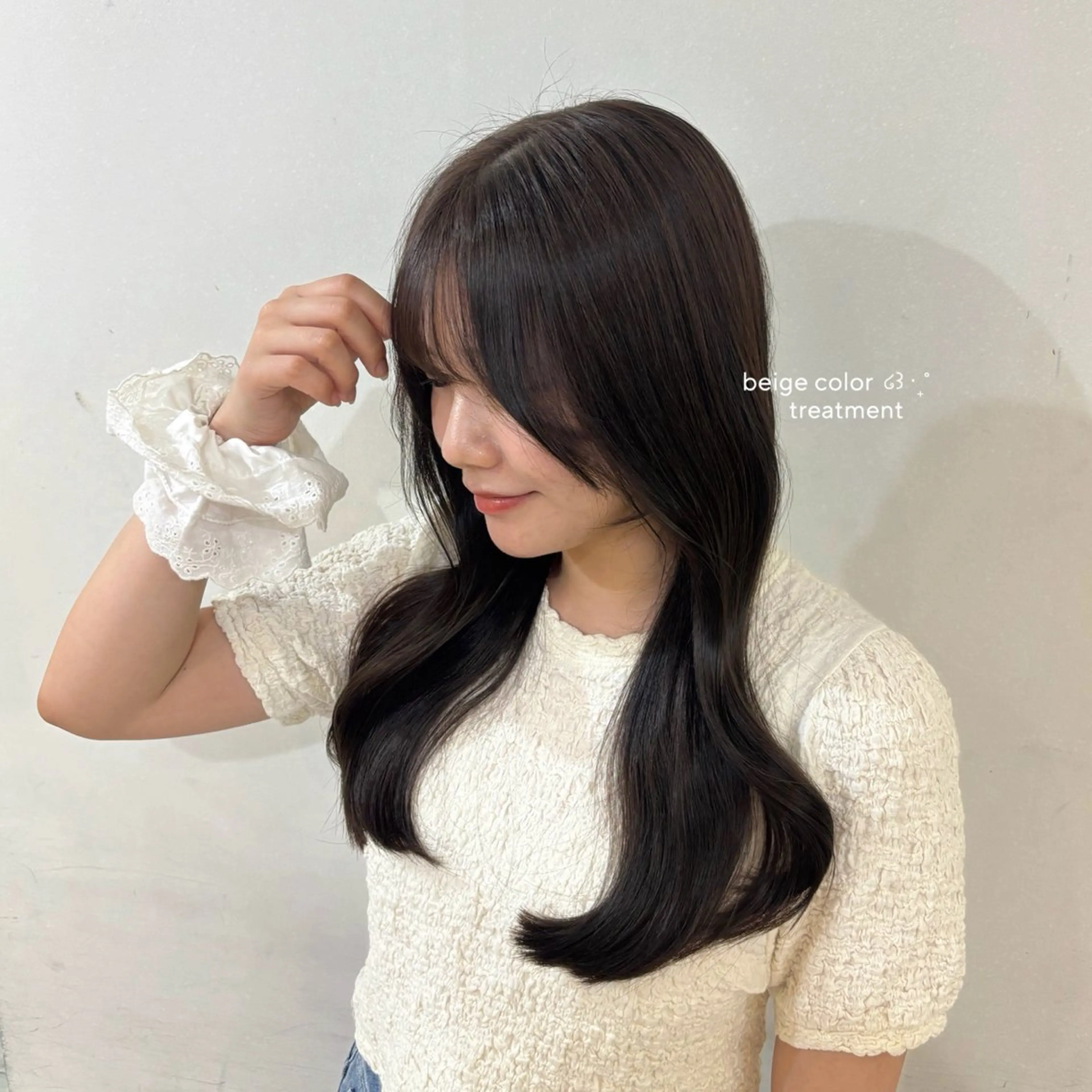 🩶ワンカラー➕髪質改善トリートメント🩶の写真