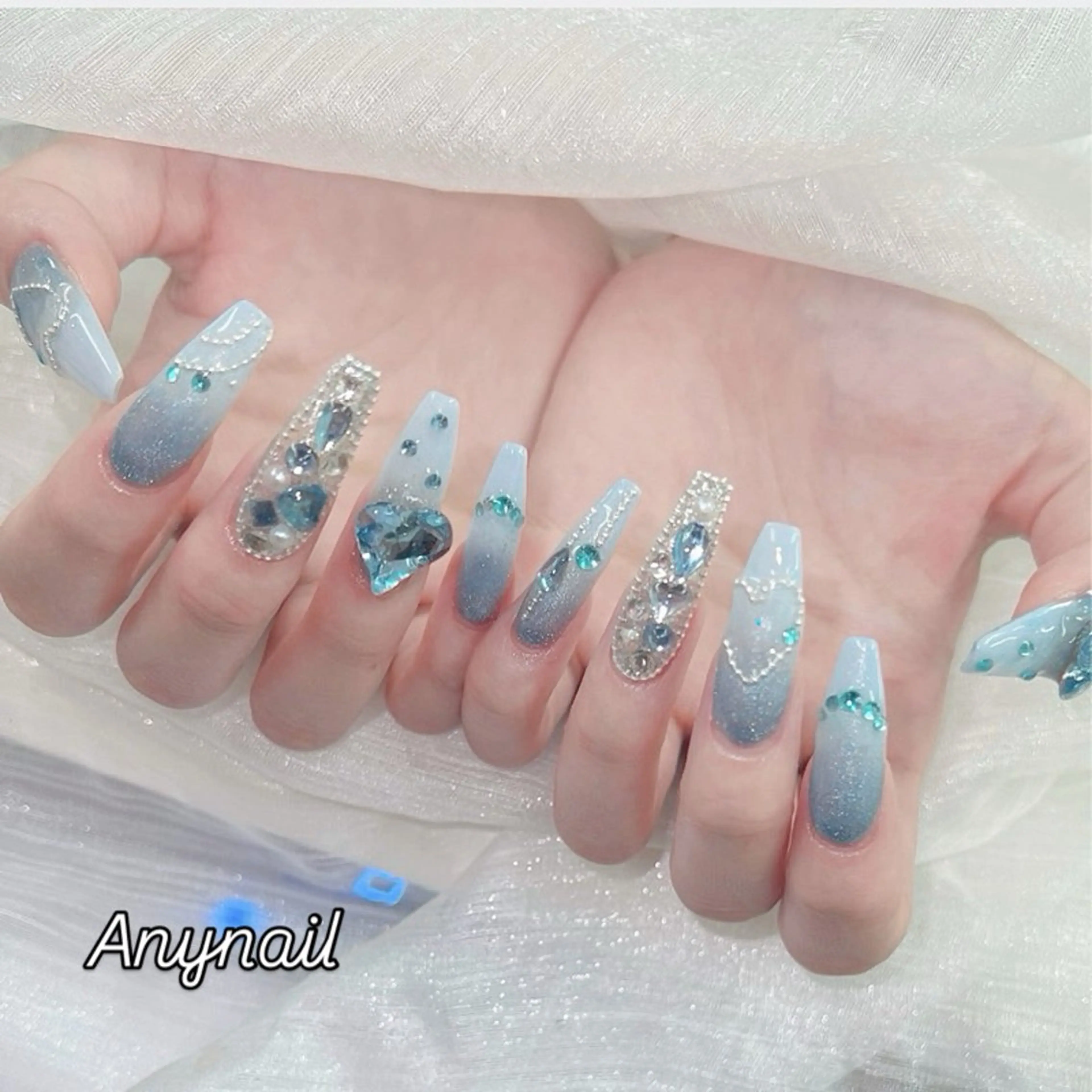 ネイル アートネイル ジェルネイル 韓国ネイル ニュアンスネイル ハンドネイル Any_nail新大久保店所属・Any nail新大久保店のネイルデザイン