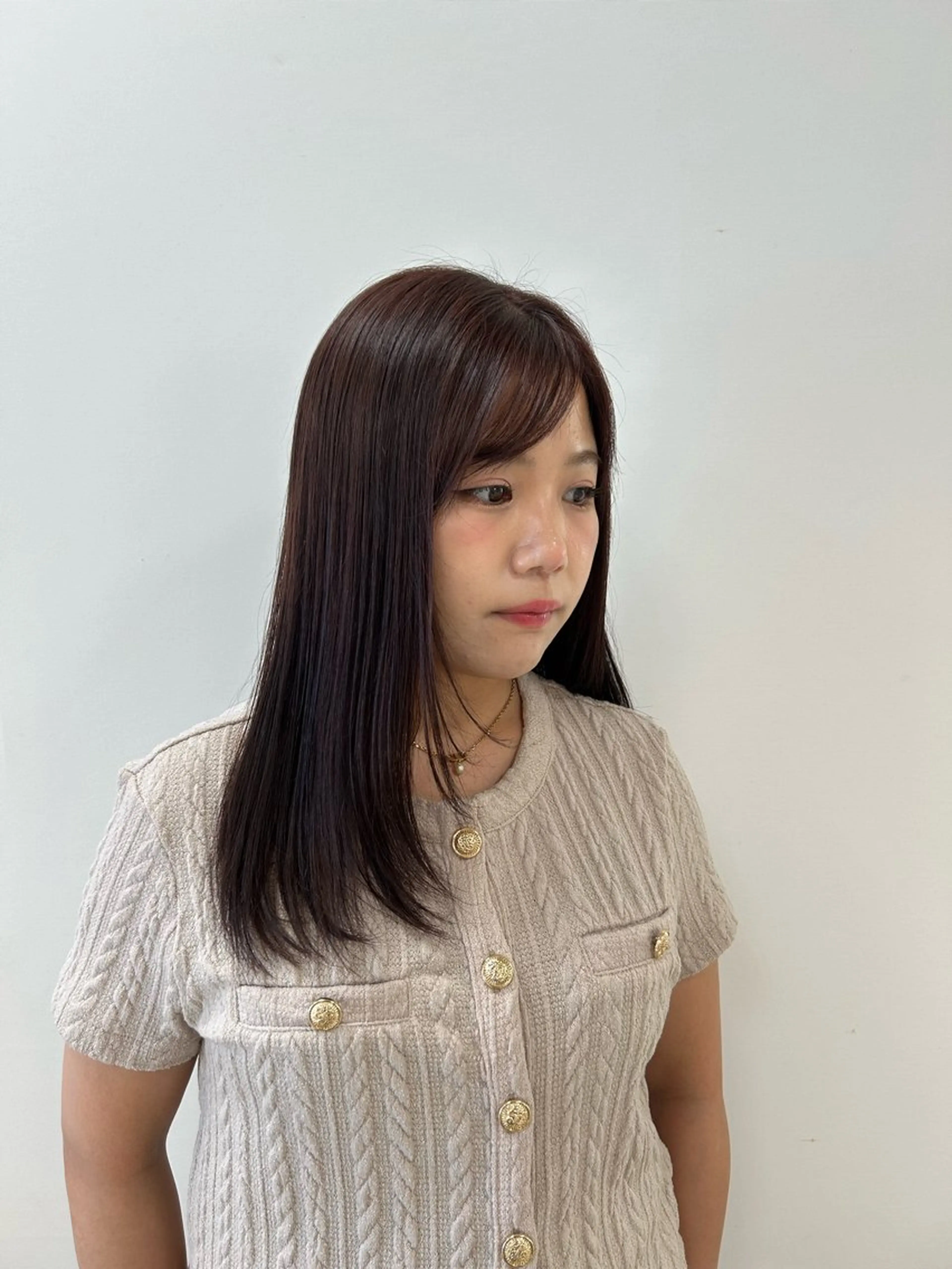 セミロング カラー ヘアアレンジ ✨chiakiのヘアスタイル