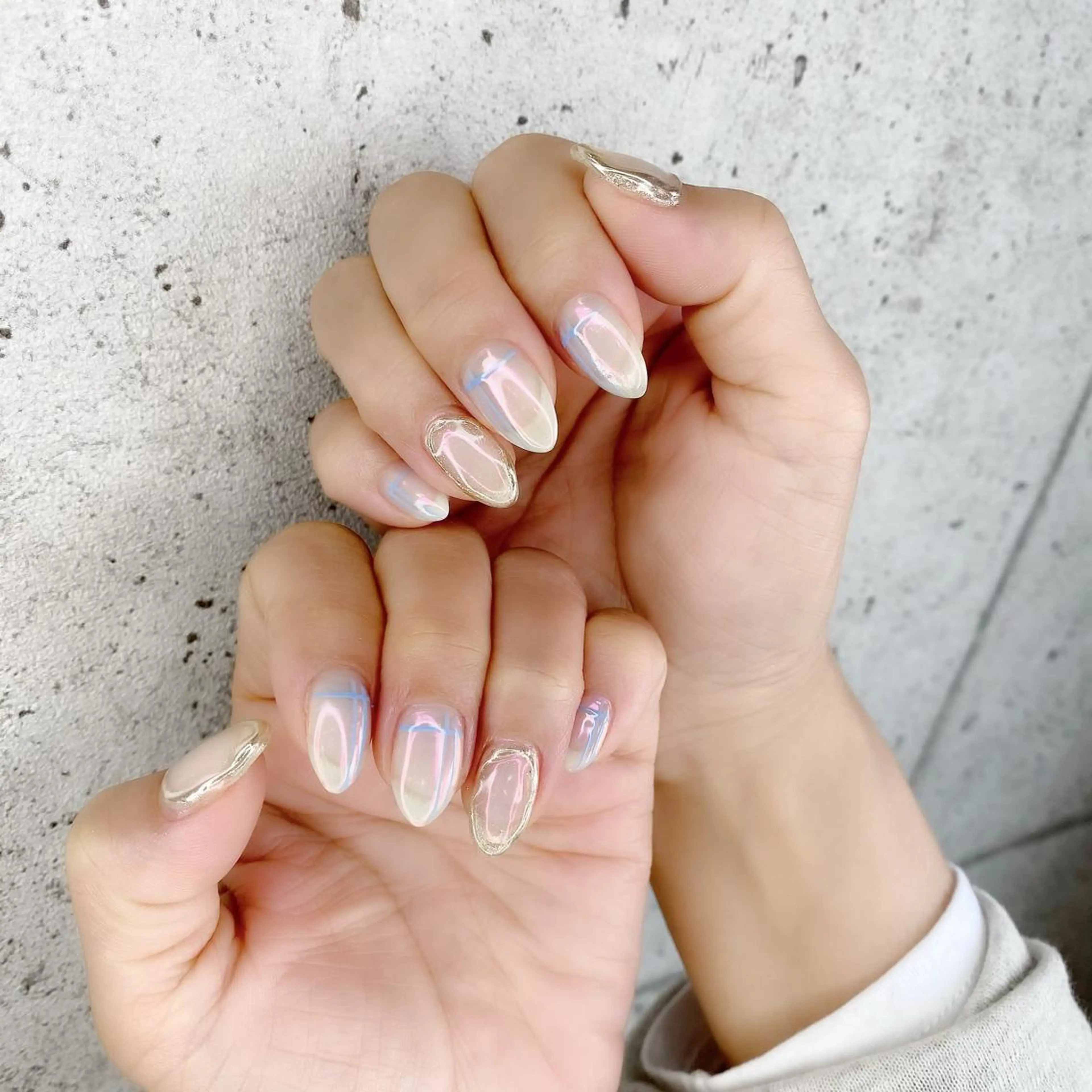 ミディアム カラー パーマ ヘアアレンジ メンズ キッズ ネイル マツエク・マツパ ハンドネイル Salon Ｋのネイルデザイン