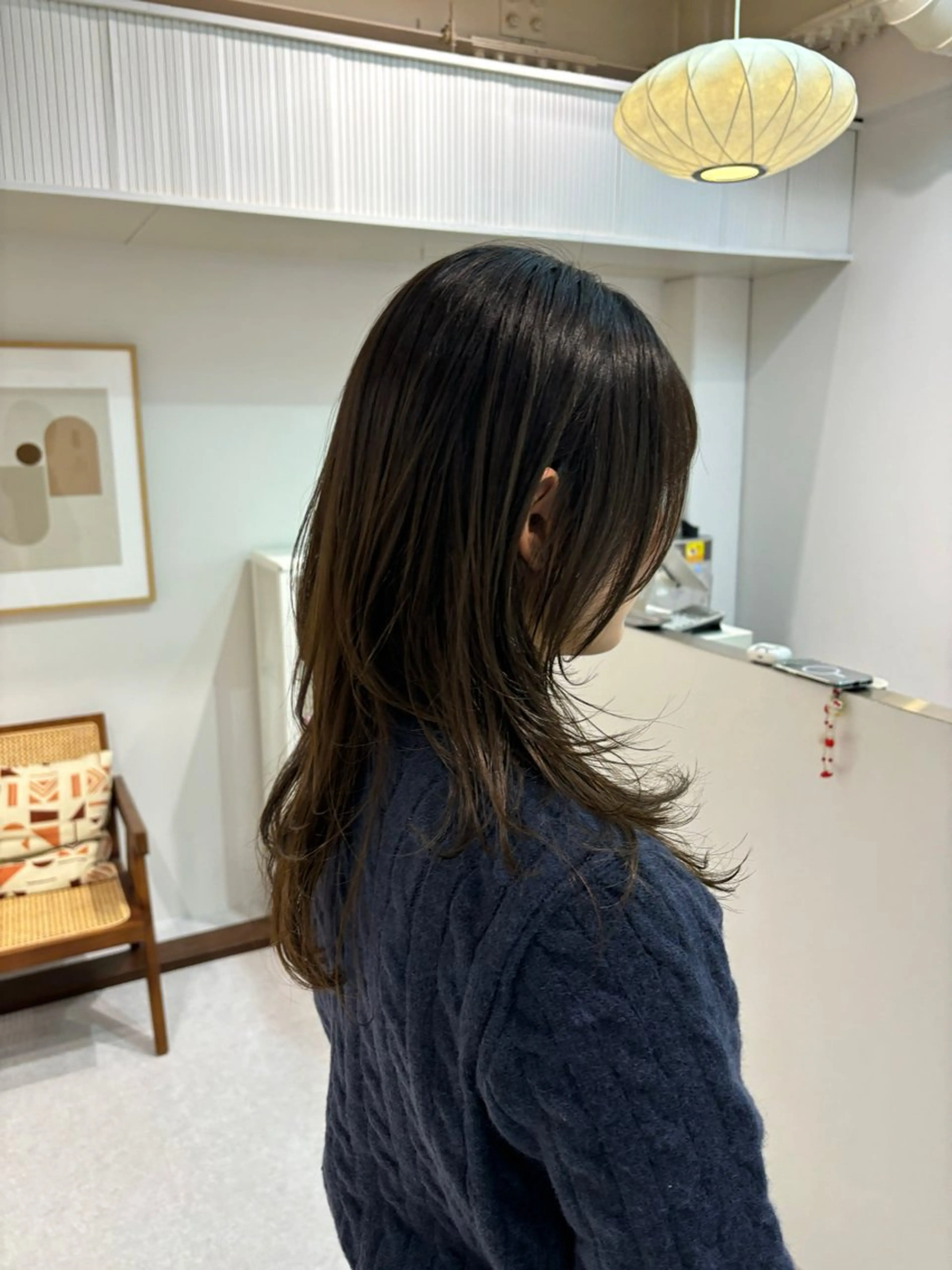 セミロング カラー ブラウンカラー レイヤーカット カット ヘアカラー トリートメント レイヤーカット🎀 kanaのヘアスタイル