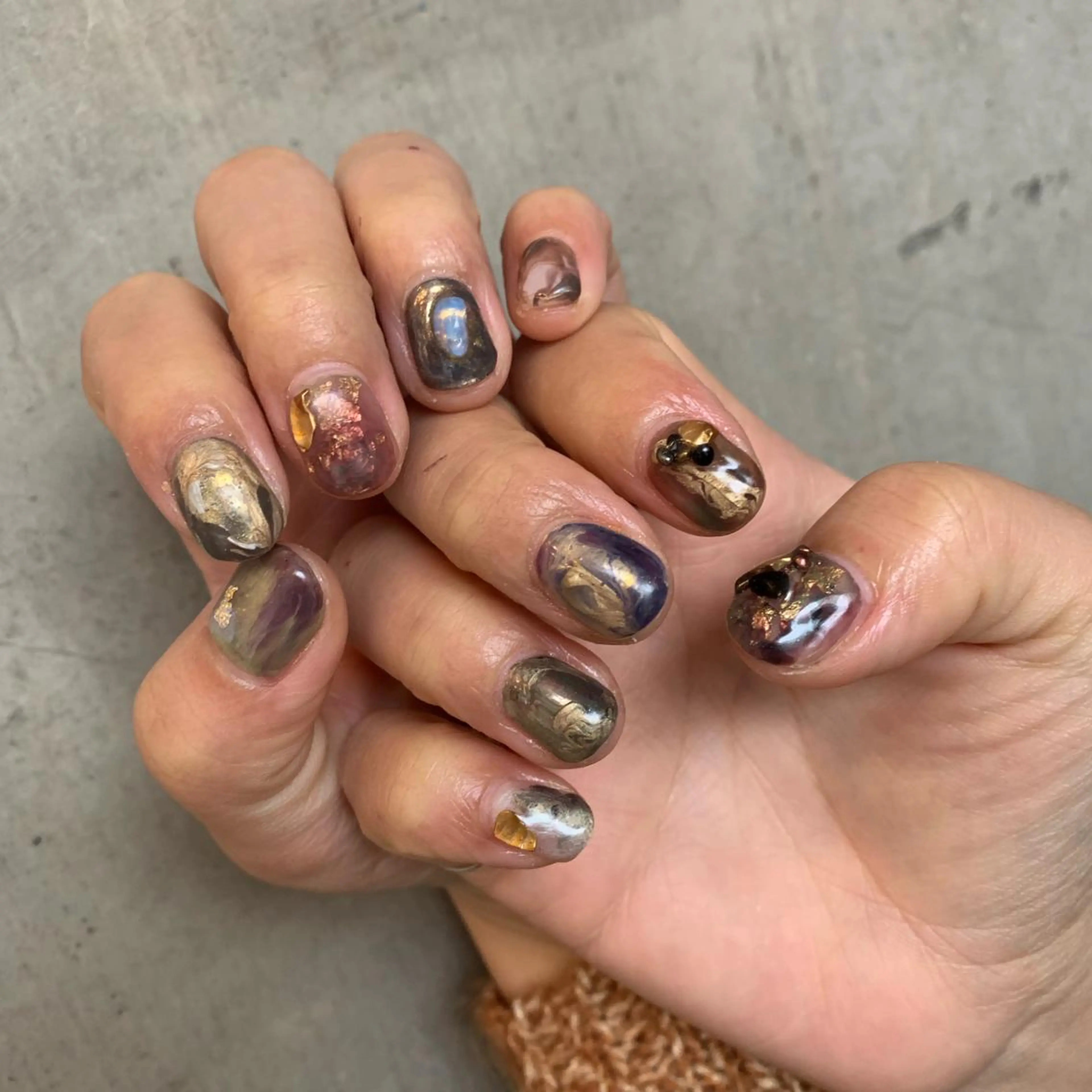 ネイル AOI✩⡱ y2kネイルのネイルデザイン