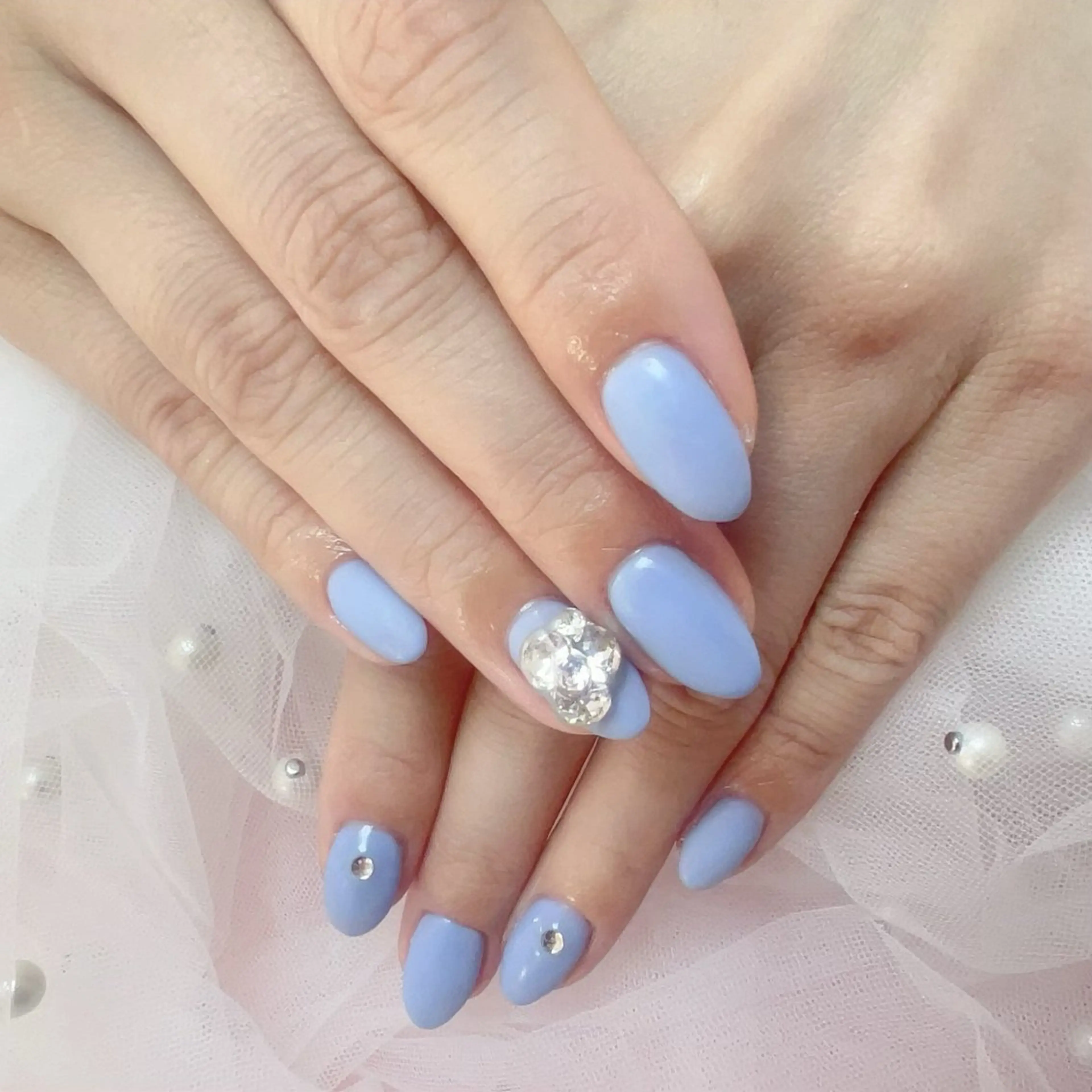 【10​〜​16時時間帯限定】ワンカラーorラメグラ　ご新規&1ヶ月内再来店の方ジェルオフ無料　ストン&パーツ別料金の写真