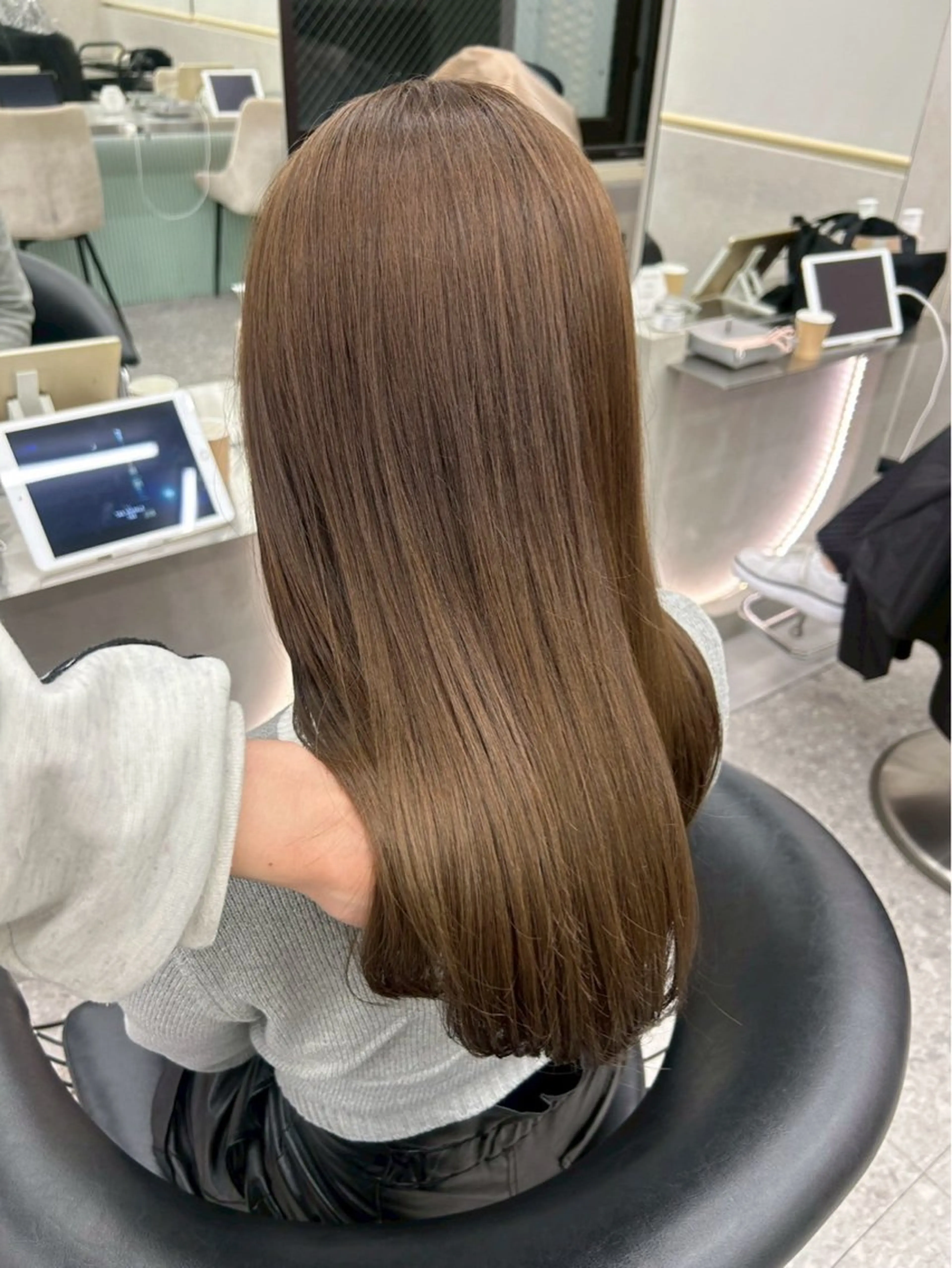 ロング カラー 🎀大川 錬🎀 ブリーチなしWカラーのヘアスタイル