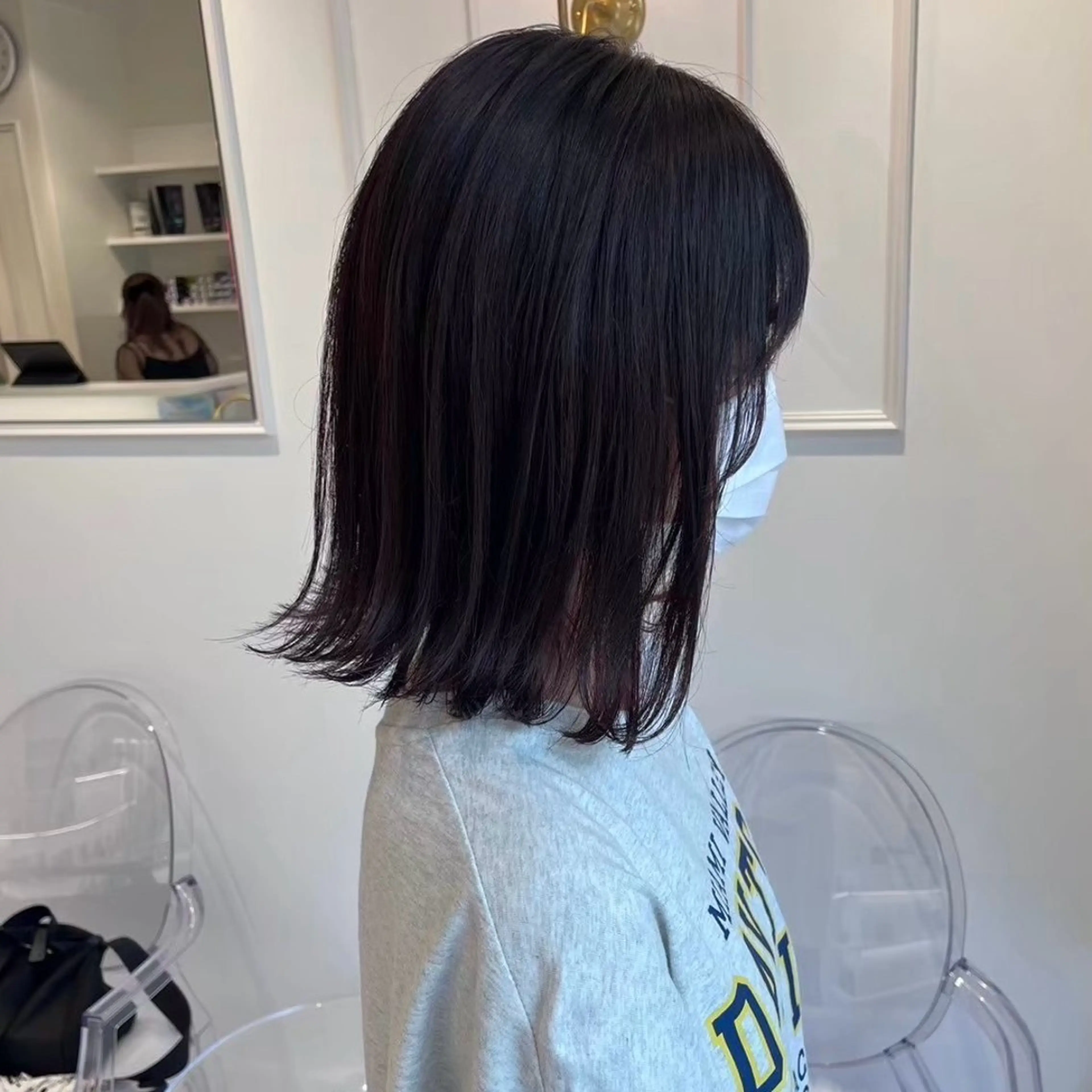 ミディアム カラー ヘアカラー Parve Mix 森 美遥🇰🇷🩶のヘアスタイル