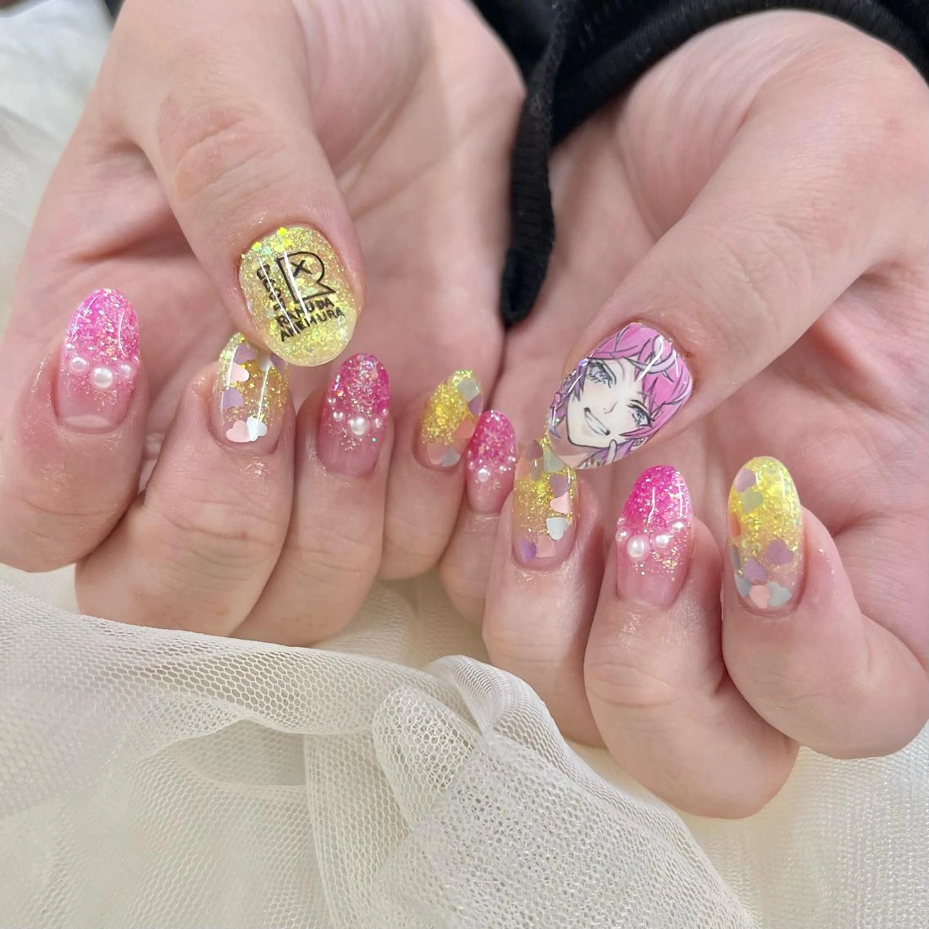 セミロング ハンドネイル 池袋痛ネイル Nok. 渡辺のネイルデザイン