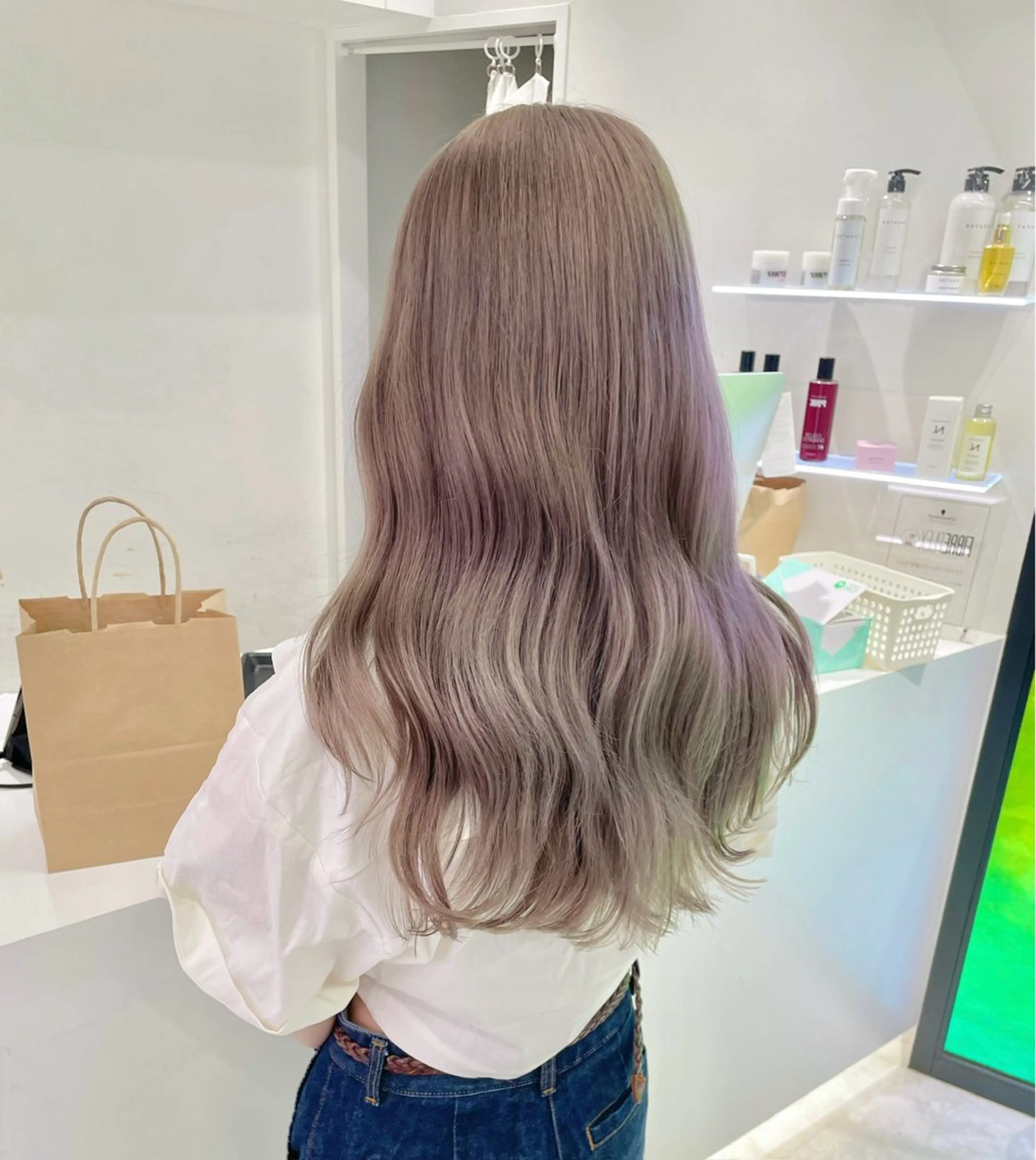 ロング カラー 💖ミルクティー💖 あかり💖のヘアスタイル