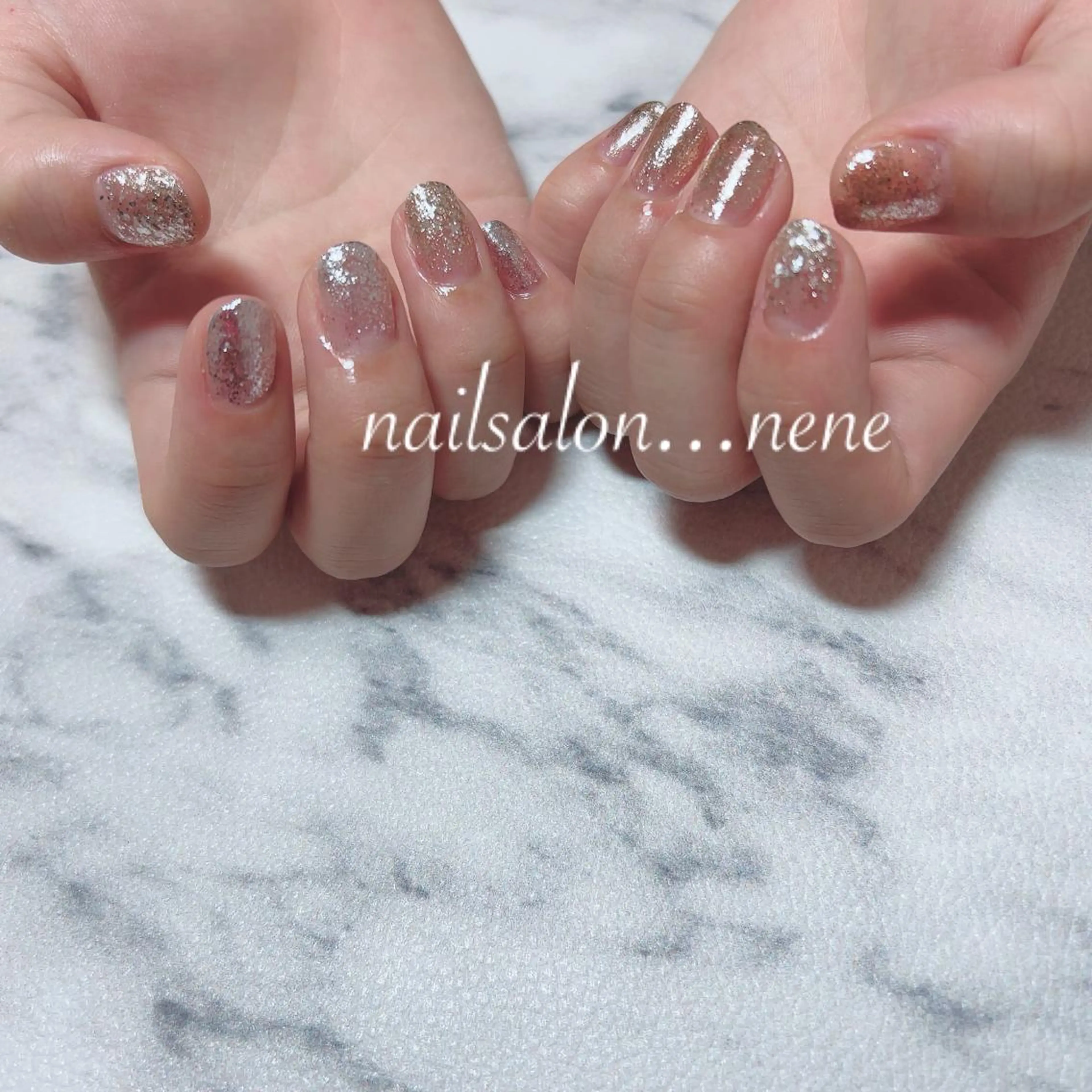 ネイル ラメ(グリッター) nailsalon ...neneのネイルデザイン