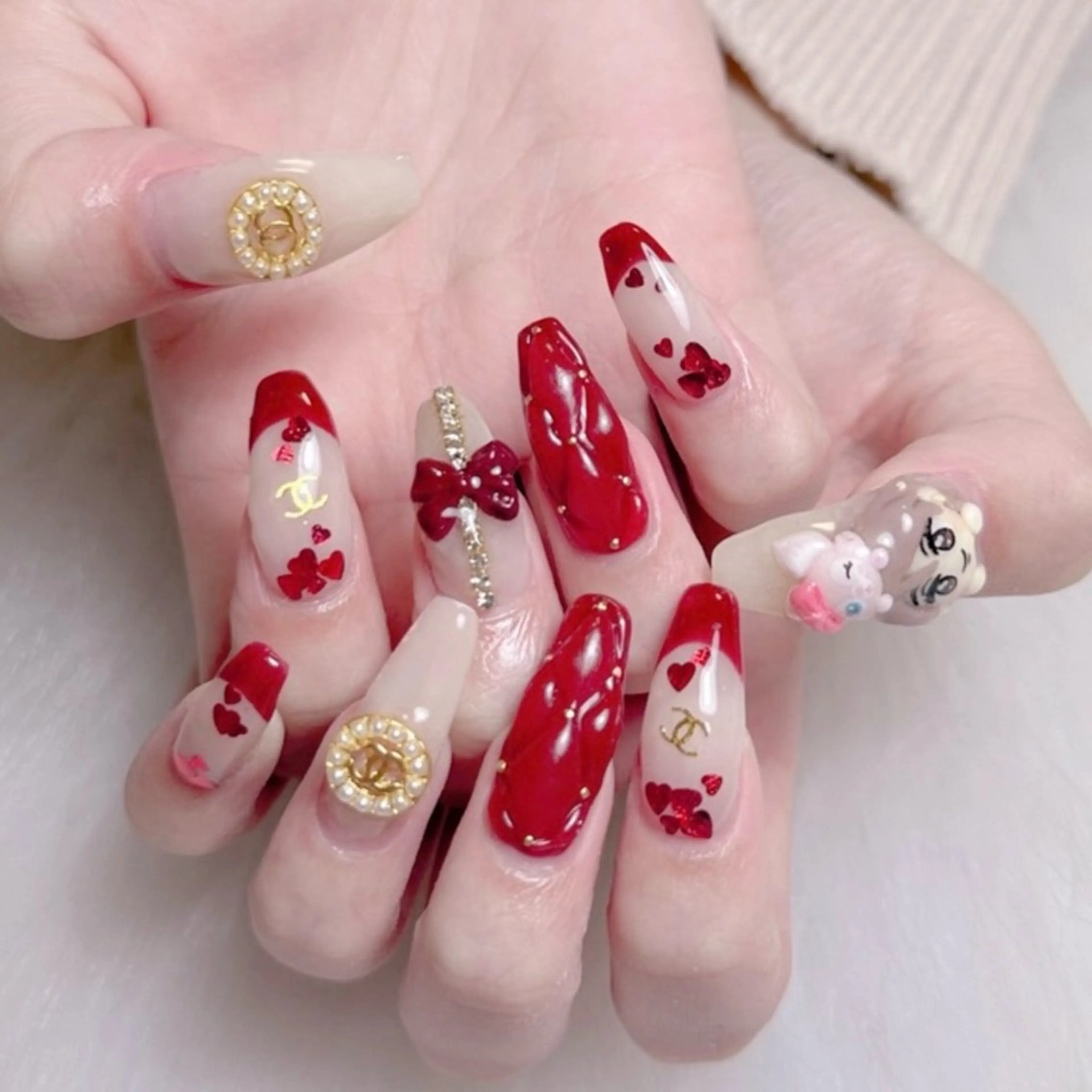ネイル ハンドネイル Mari 🎀六月移転のネイルデザイン