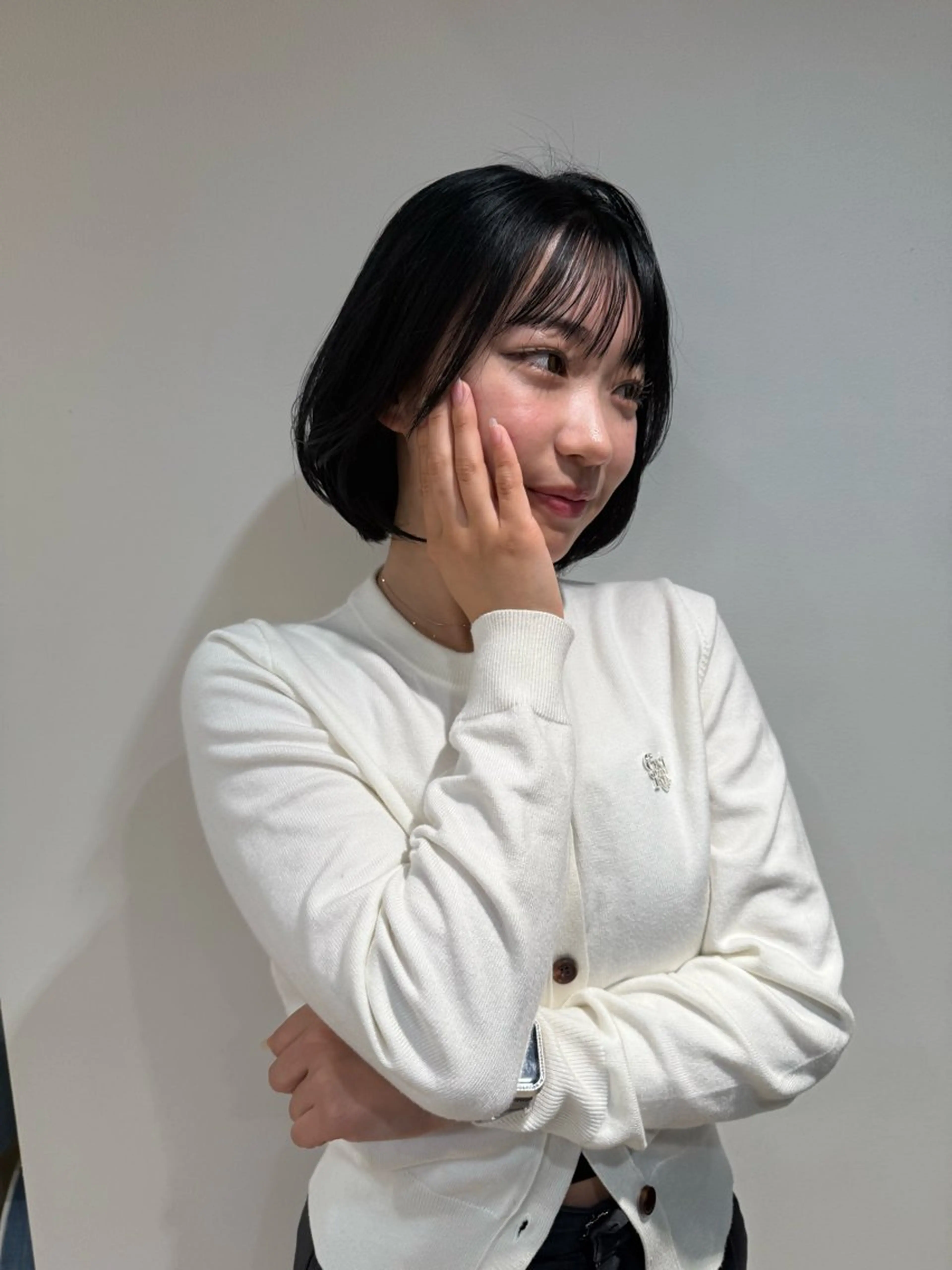 ショート カラー 黒髪 ブルーカラー ブルーブラック ヘアカラー 🎨カラーモデル募集 こたろう🎨のヘアスタイル