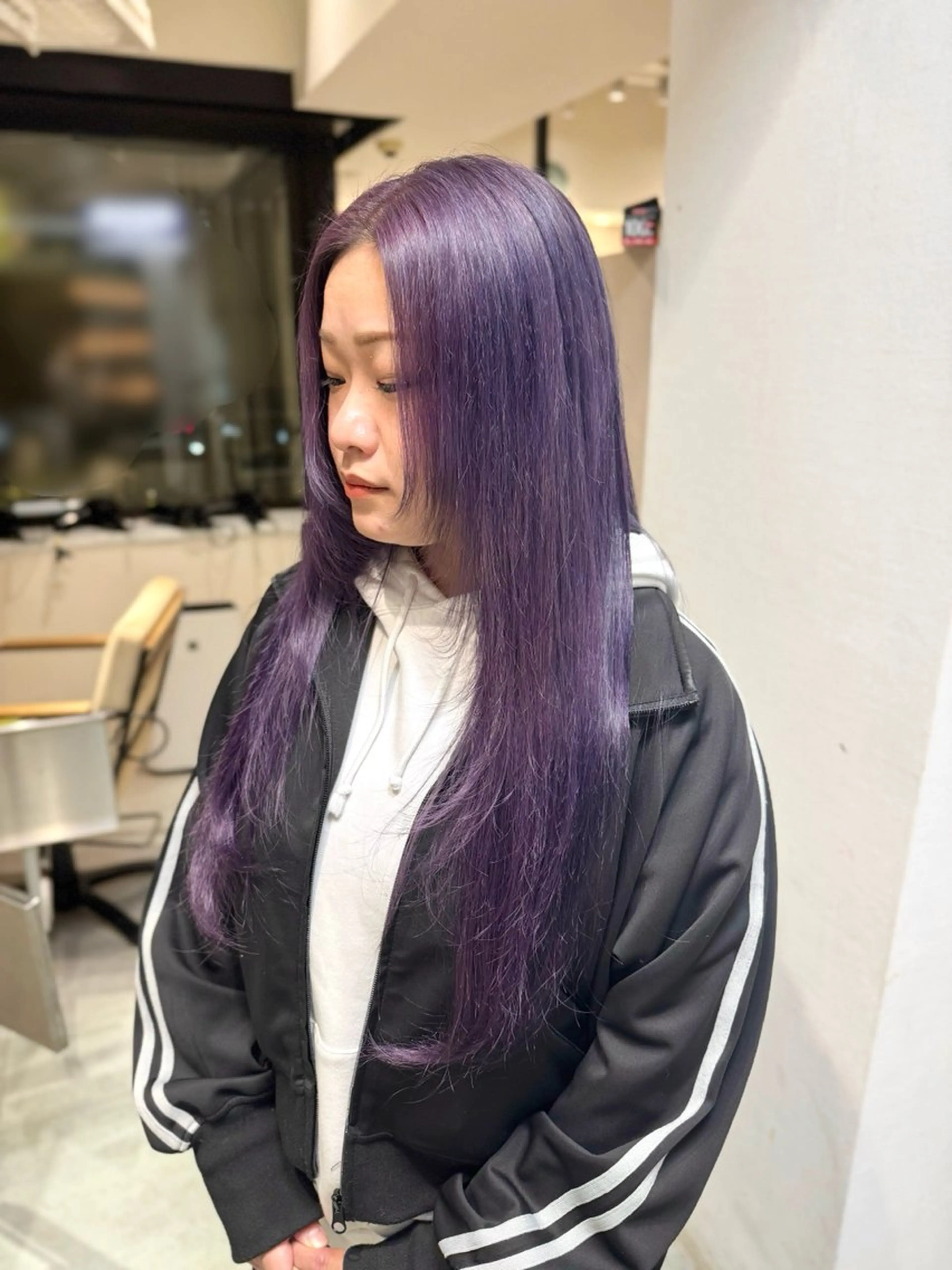 セミロング ヘアカラー ai 梅田/暖色カラーのヘアスタイル