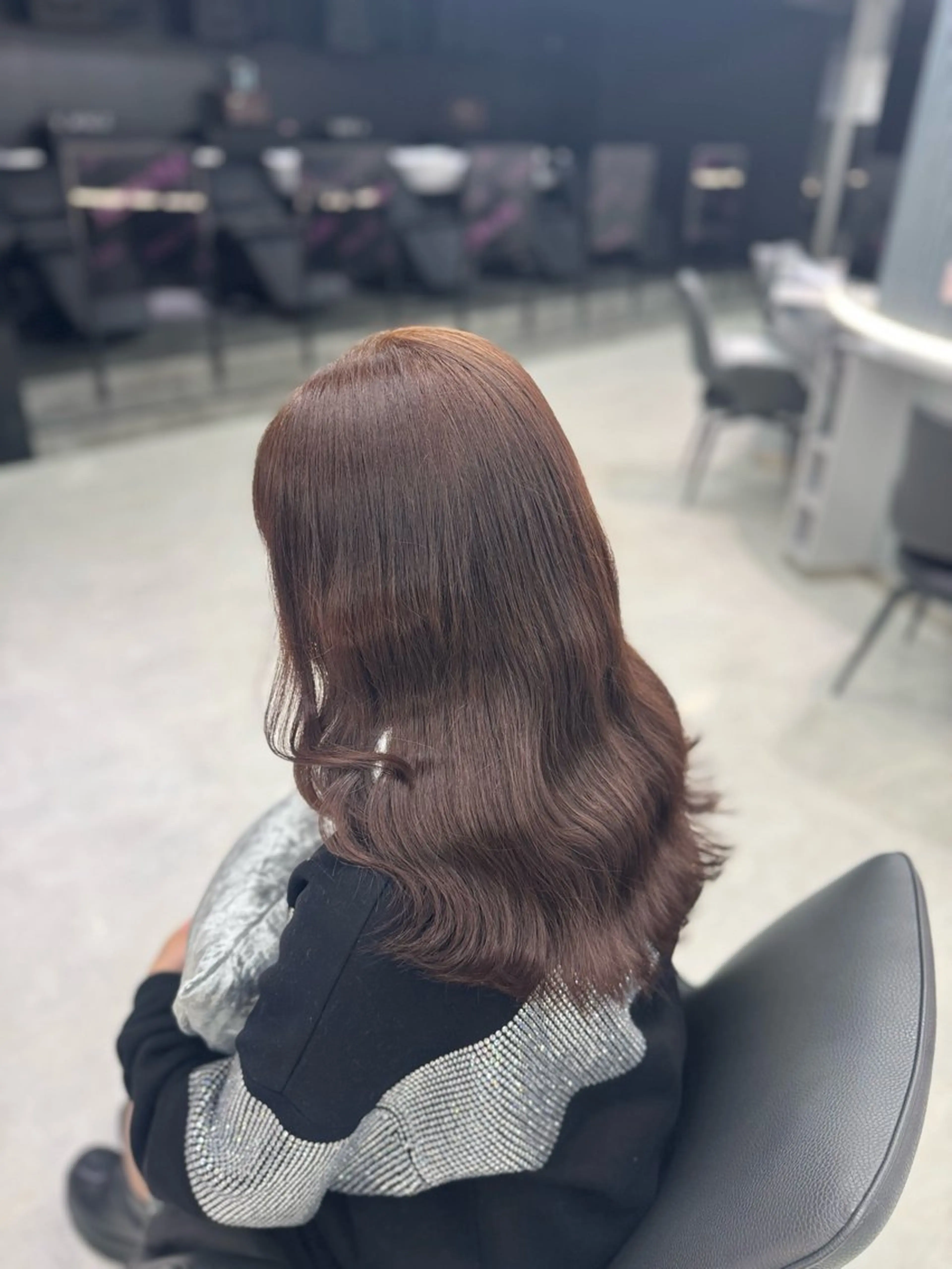 ロング カラー ozaki renaのヘアスタイル