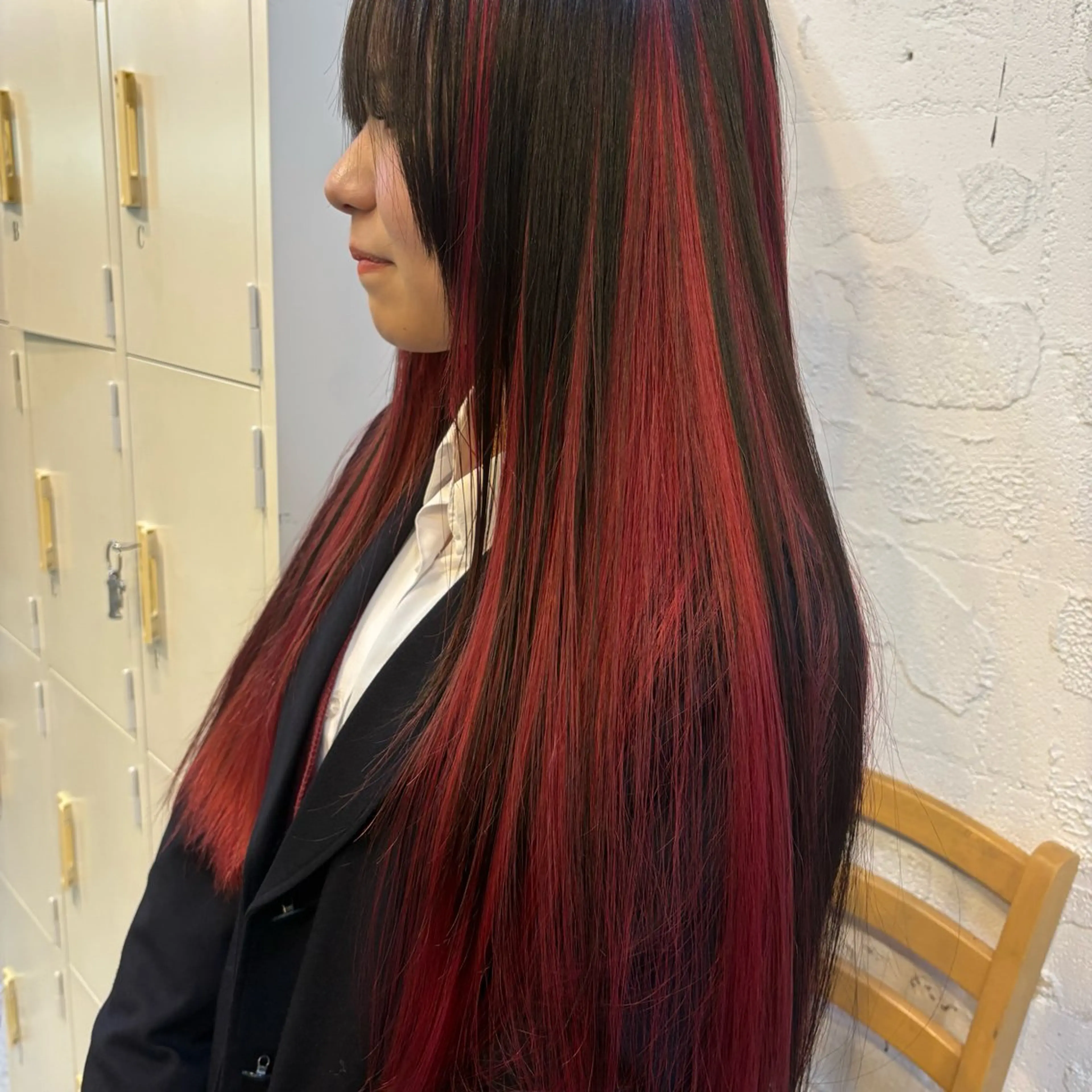 ロング カラー ヘアアレンジ ヘアカラー ブリーチカラー特化 🥣/渡邉日向のヘアスタイル