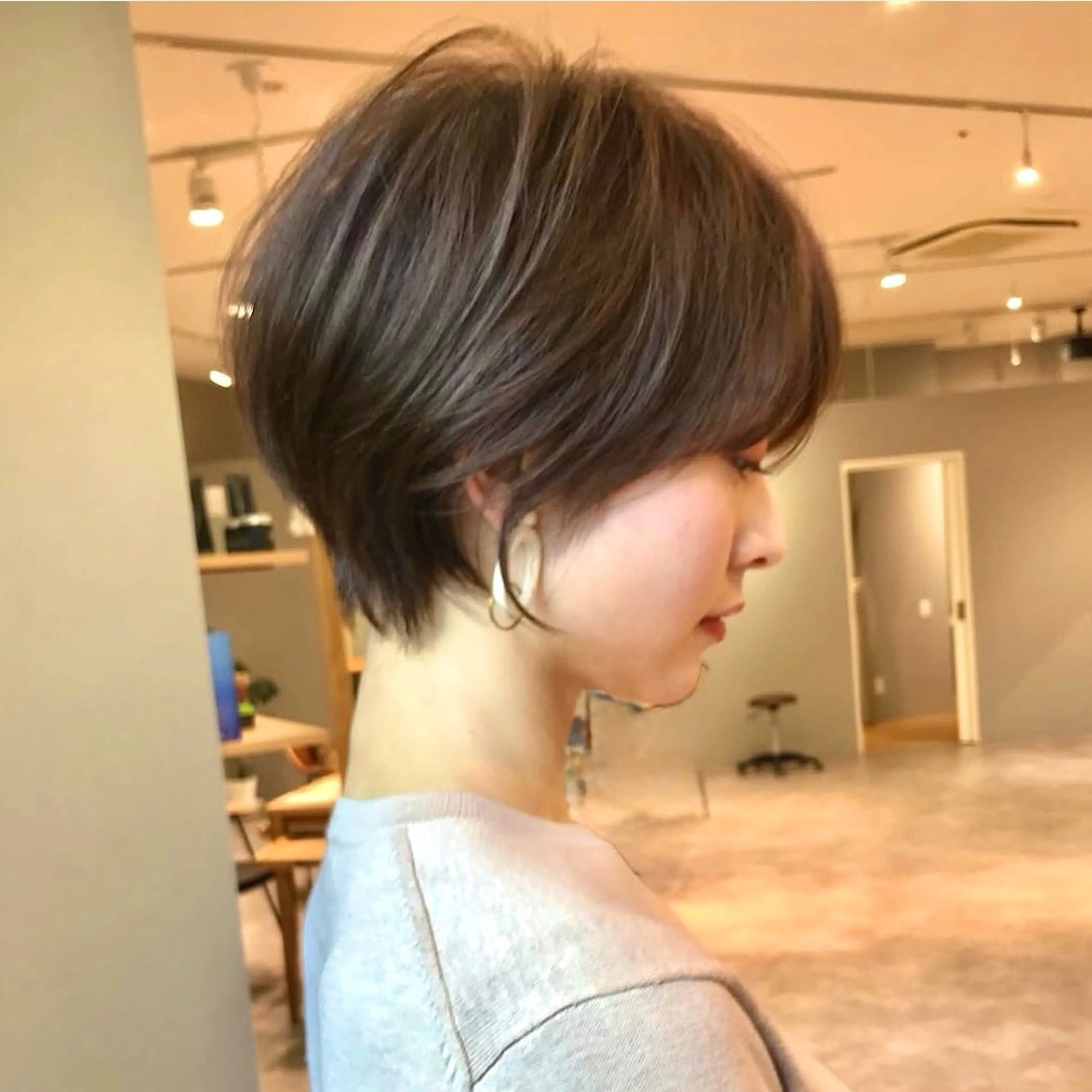 ショート カット ヘアカラー 豊中/ショート特化/ 似合わせ/たかいのヘアスタイル