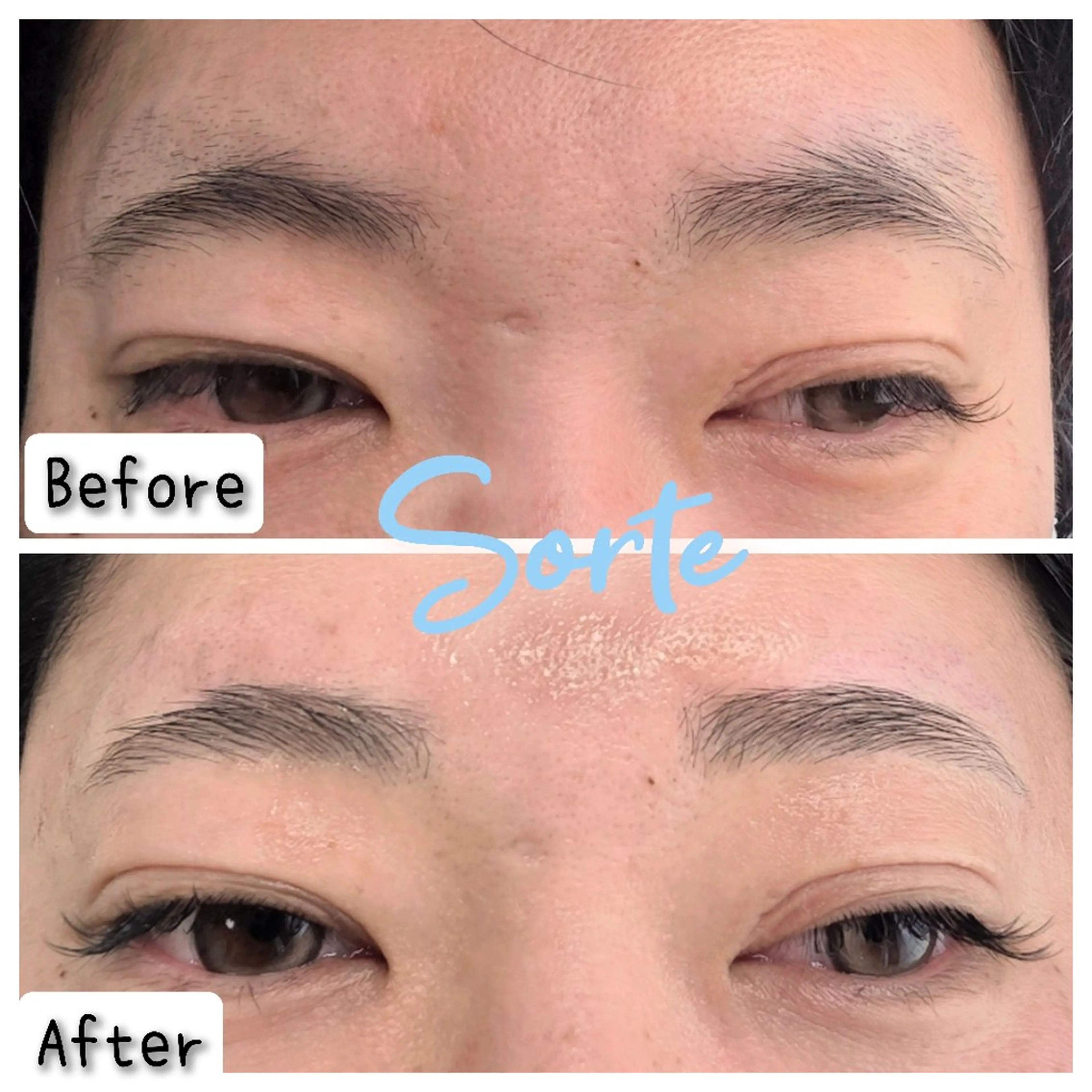 アイブロウ ワックス脱毛 眉カット eye salon sorteのマツエク・マツパデザイン