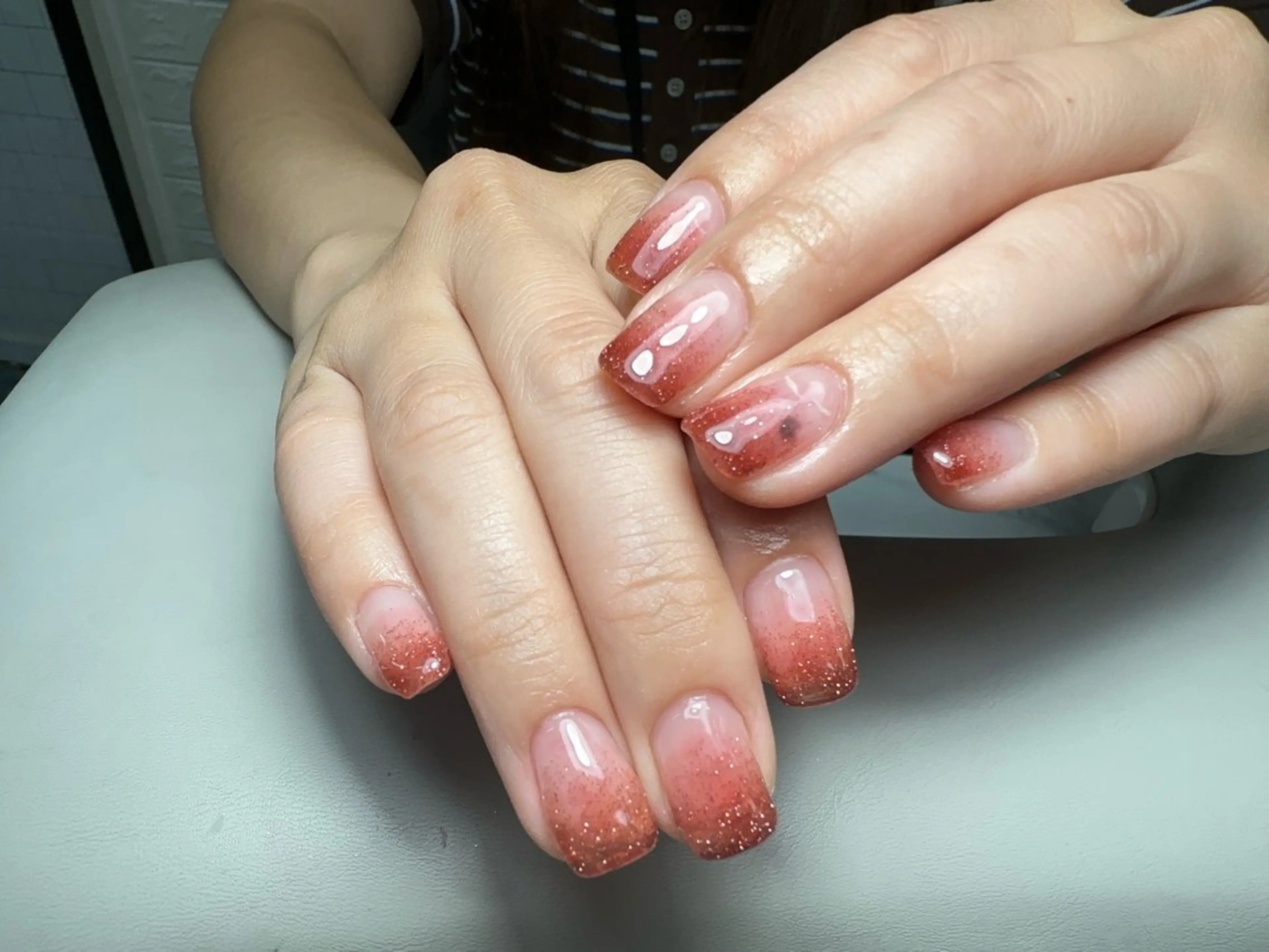 ネイル アートネイル オーロラネイル ガーリー キラキラネイル 韓国ネイル minamiネイル トユイのネイルデザイン