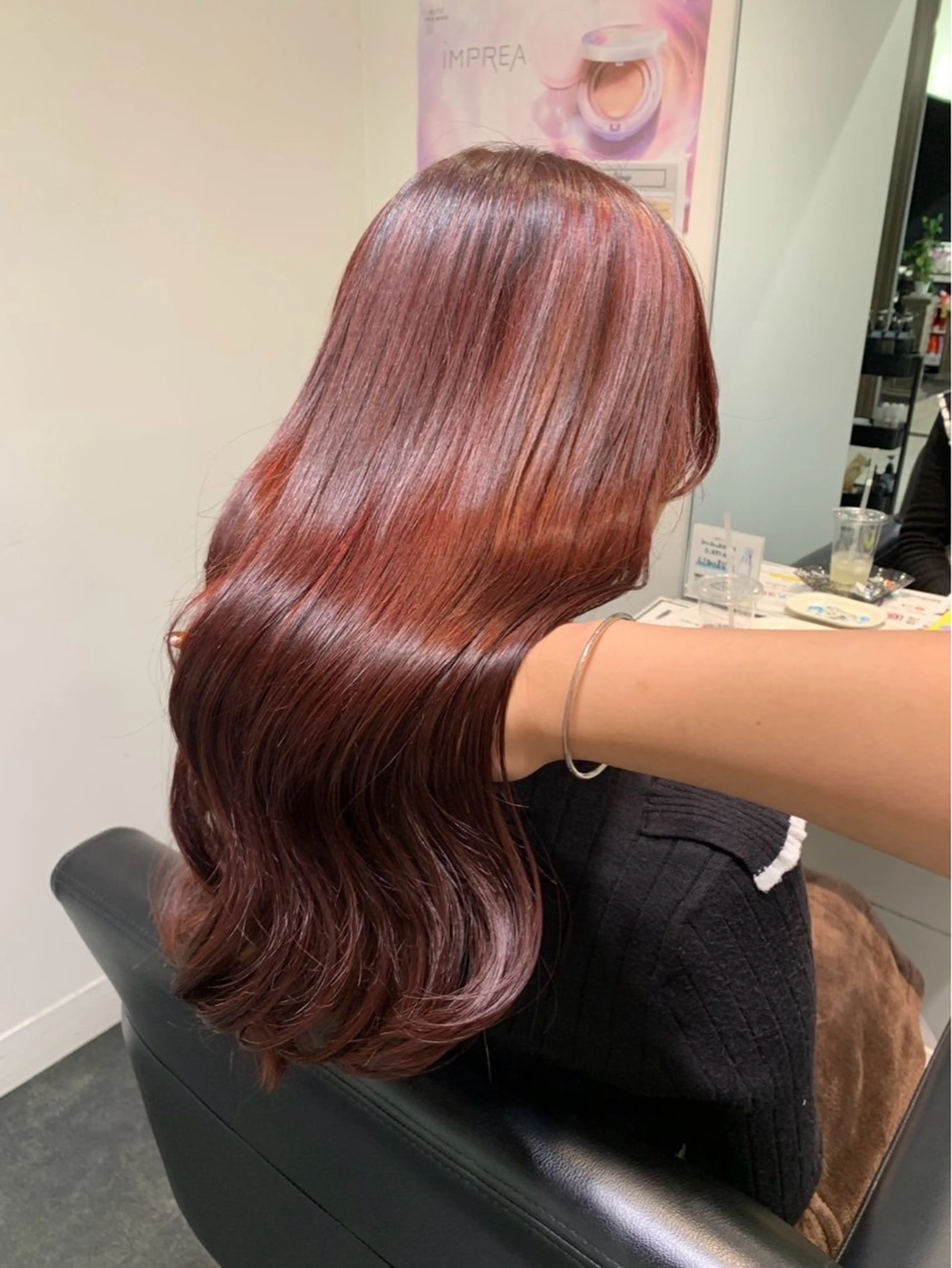 カラー ブリーチ 透明感カラー ブリーチなしカラー 𝐑𝐢𝐧🦋 ⠀のヘアスタイル