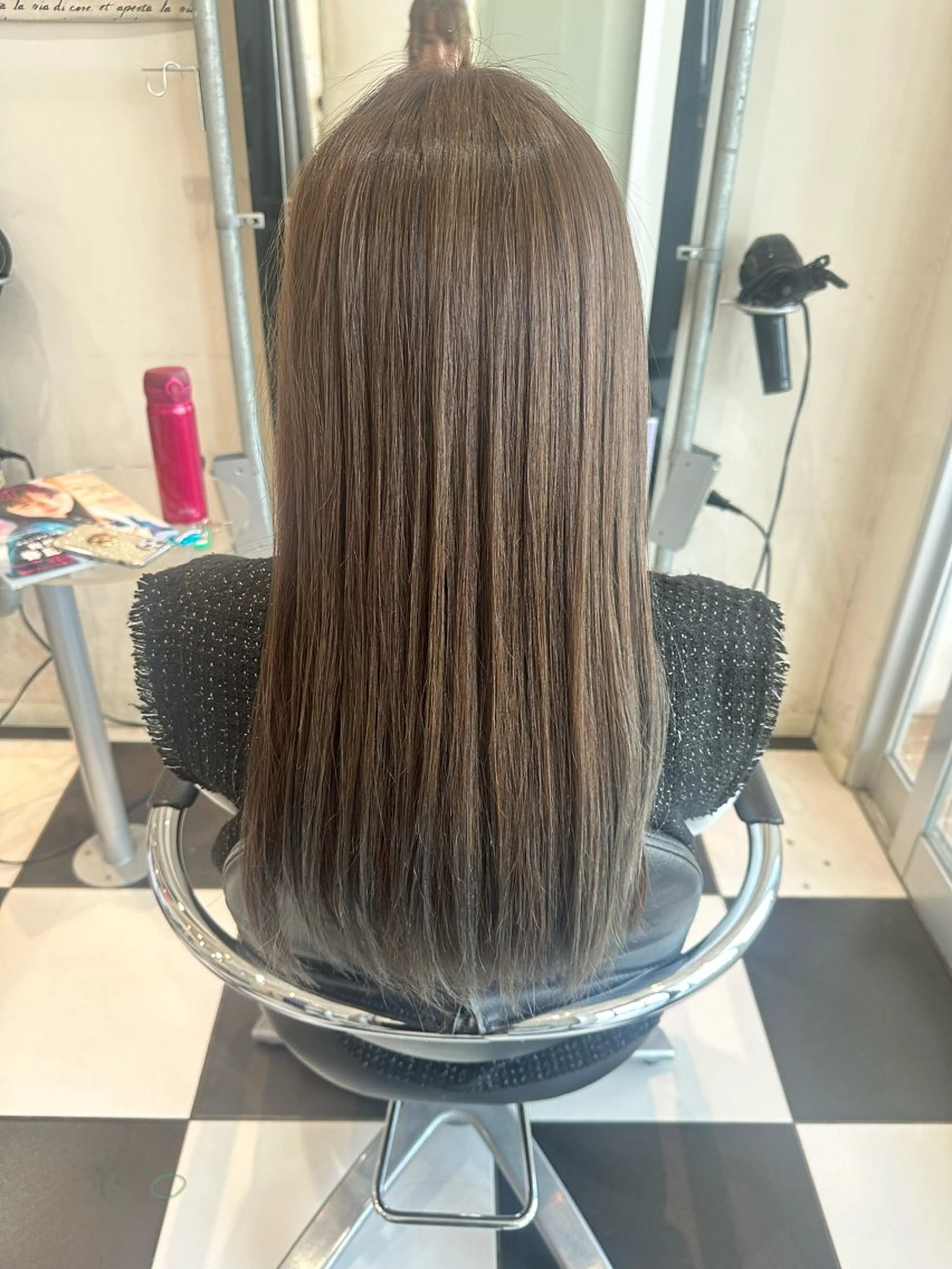 カラー 透明感カラー イルミナカラー 藤井 ひかりのヘアスタイル