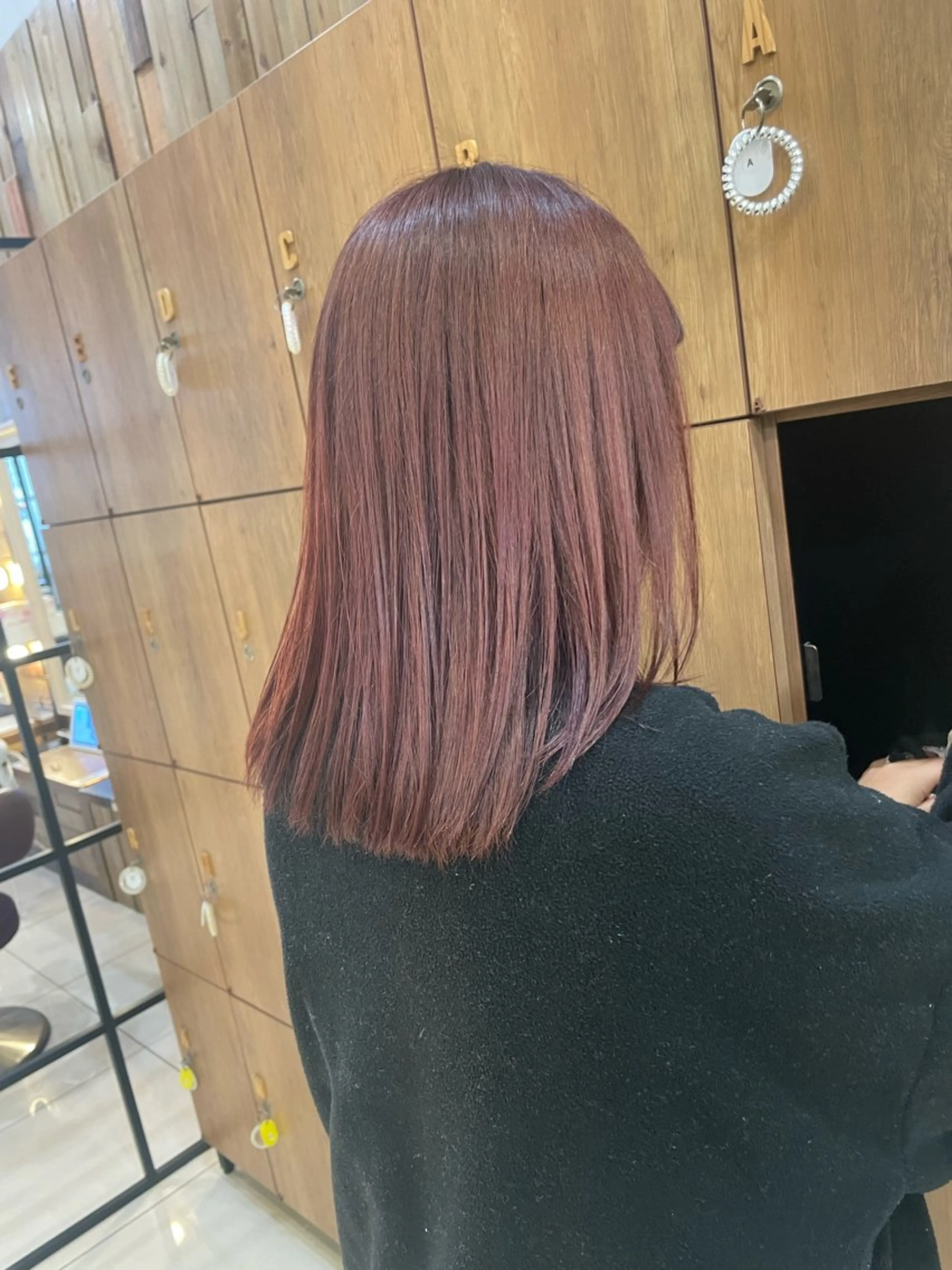 ミディアム カラー 透明感color吉田 沙羅のヘアスタイル