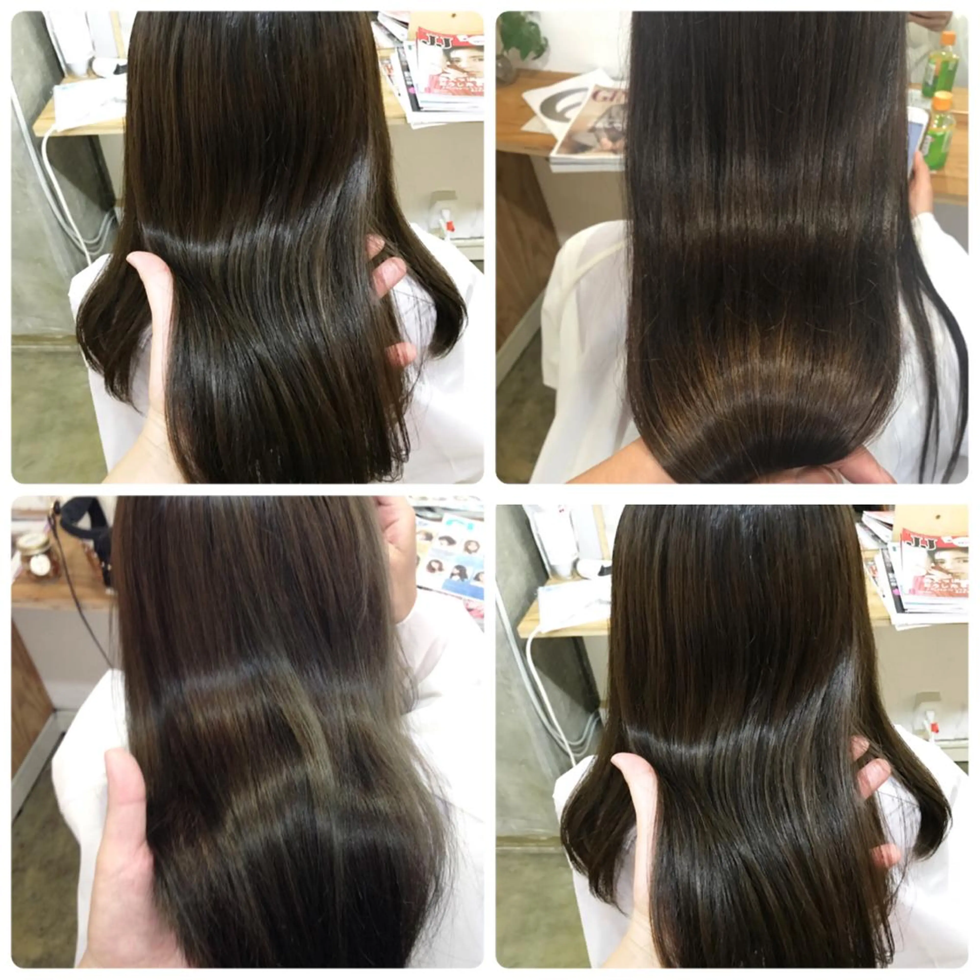 🎀人気NO1髪質改善プラン🎀カット+カスタムカラー+髪質改善チューニング➕内部外部ケアスチームtr付き¥9990の写真