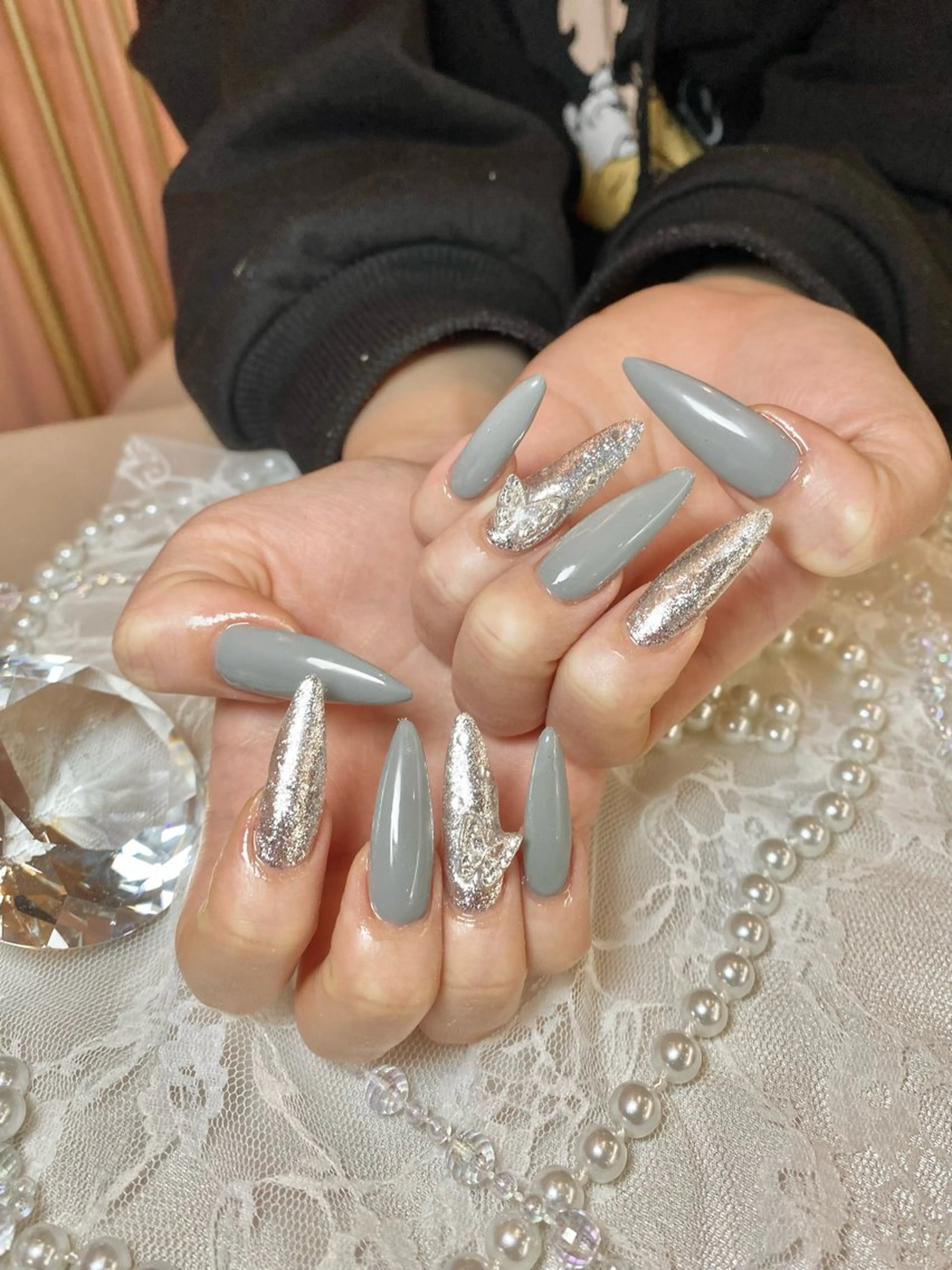 ネイル ロングネイル mio nail TANIのネイルデザイン