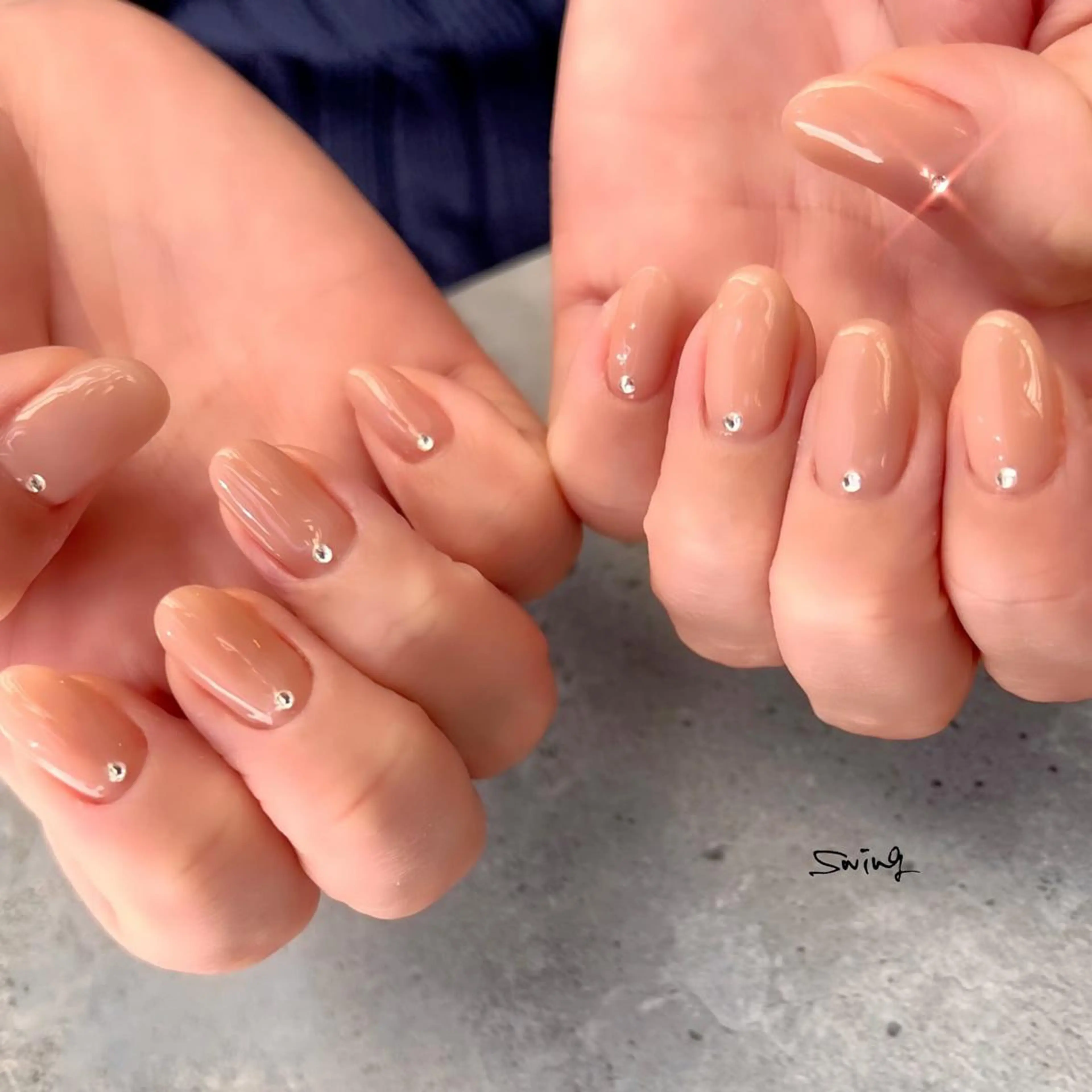 ネイル アートネイル ワンカラーネイル シンプルネイル ハンドネイル SWING Nail Salon所属・Yoshida Takakoのネイルデザイン