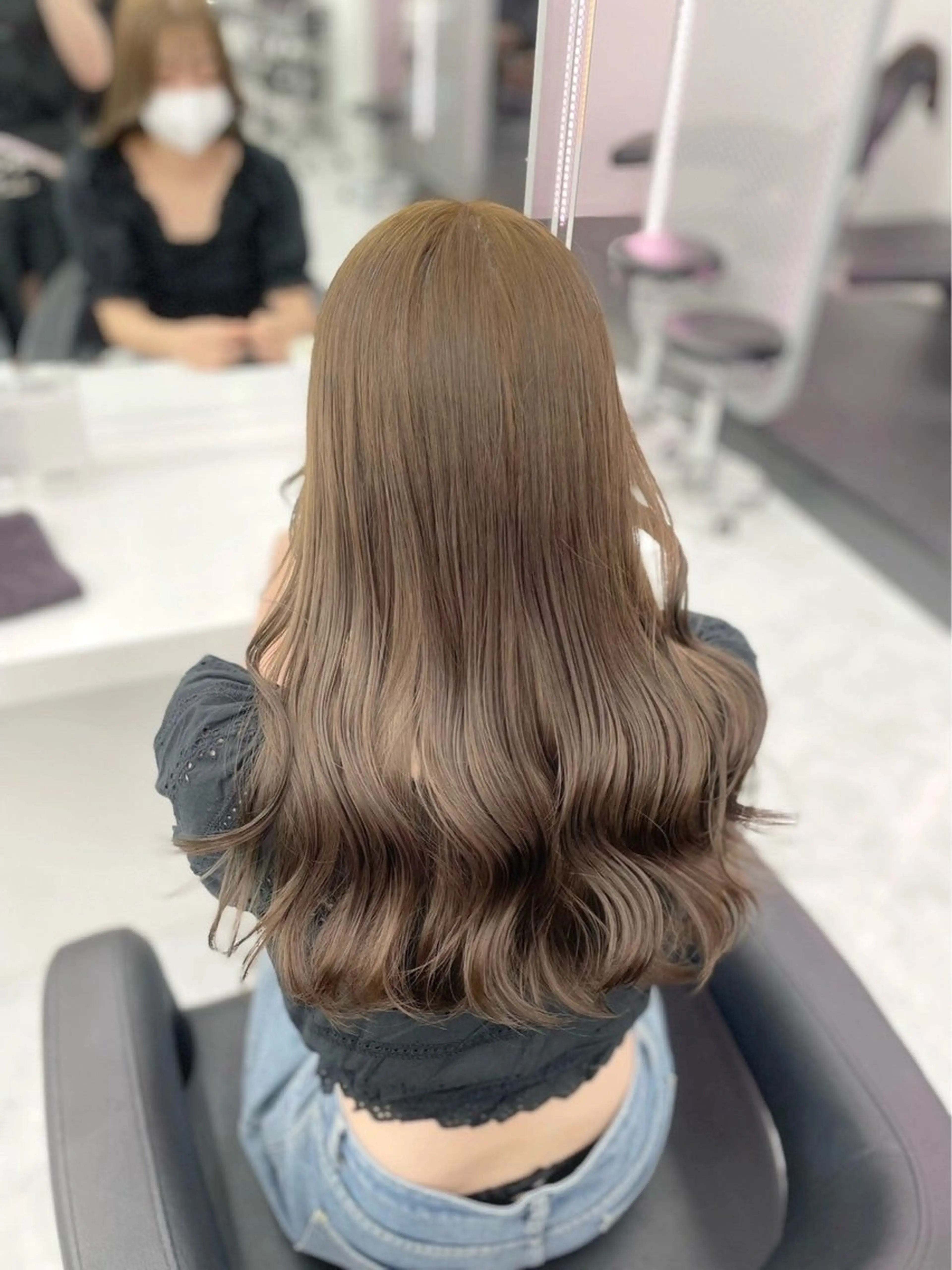 🤍12.1月限定🤍ケアしながら可愛く♡ブリーチなしダブルカラー+髪質改善トリートメント+スタイリング🤍の写真