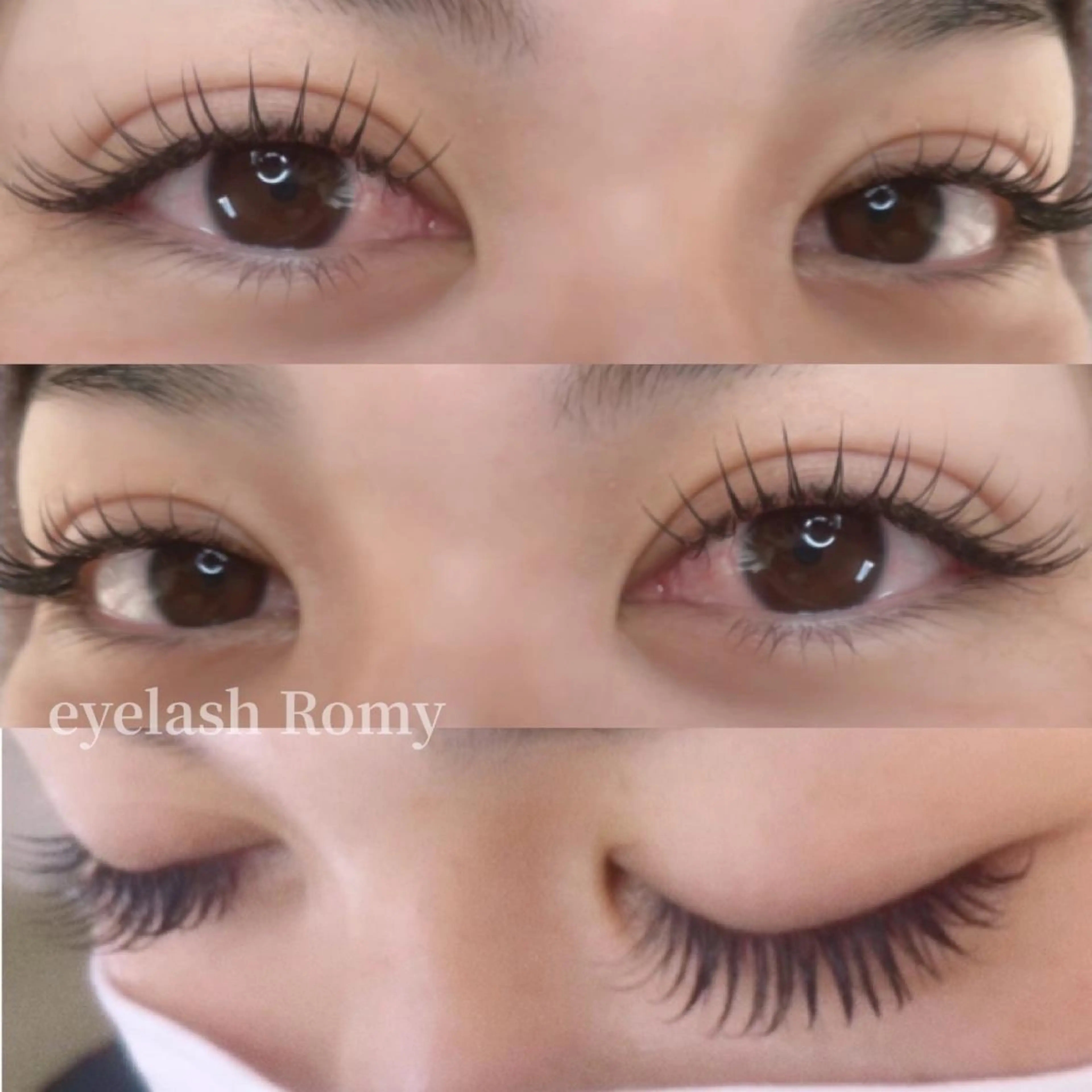 マツエク・マツパ フラットラッシュ マツエク eyelashsalon Romy所属・eyelash Romyのマツエク・マツパデザイン