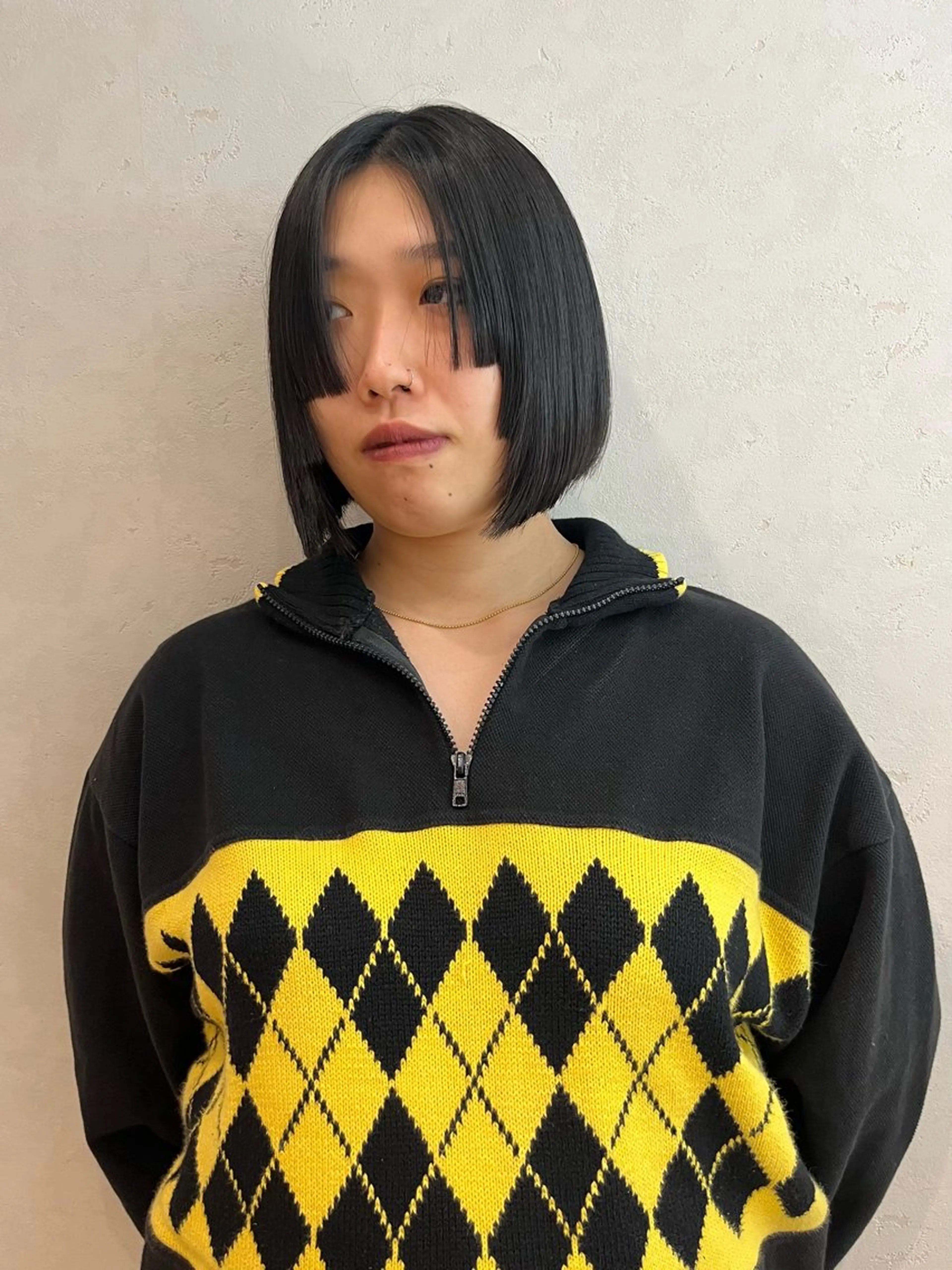 ミディアム 姫カット カット ☀️コミヤマミユ☀️ /パーマ/ハイトーンのヘアスタイル