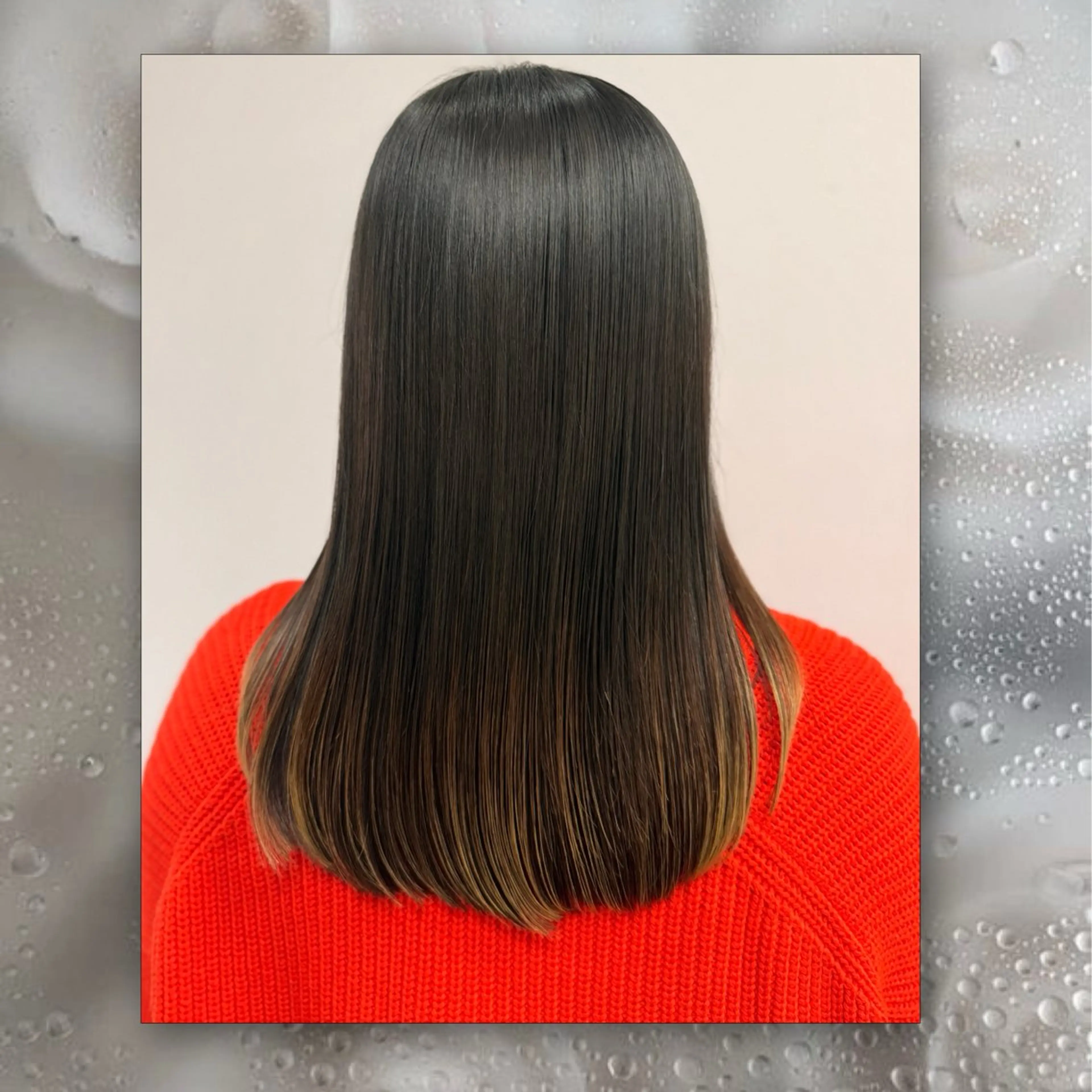 ミディアム 縮毛矯正 トリートメント 豊川/髪質改善/ 美髪カラー/アヤカのヘアスタイル