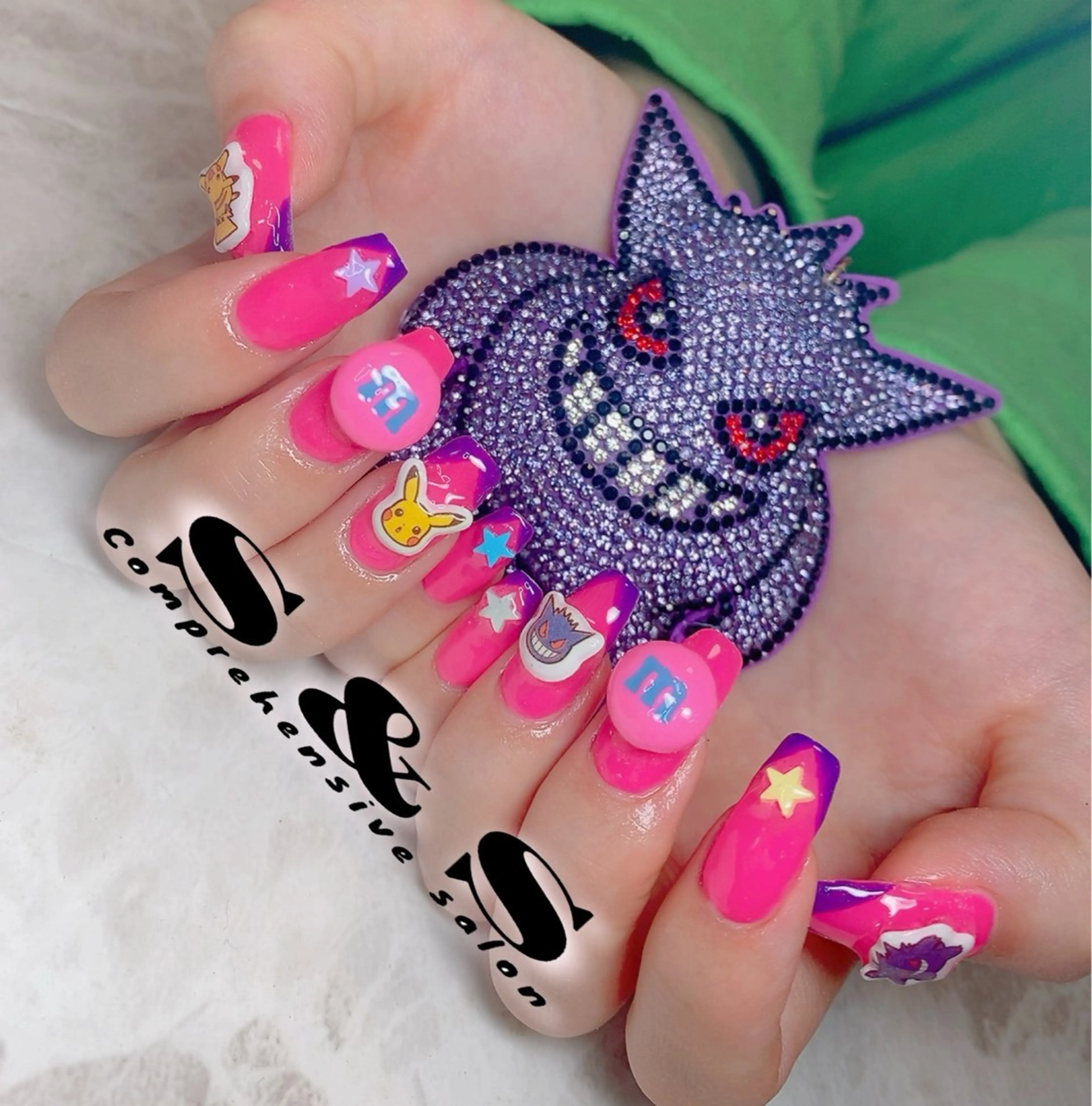 ネイル 長さ出し メンズネイル 持ち込み スカルプネイル S&S 村田小百合のネイルデザイン