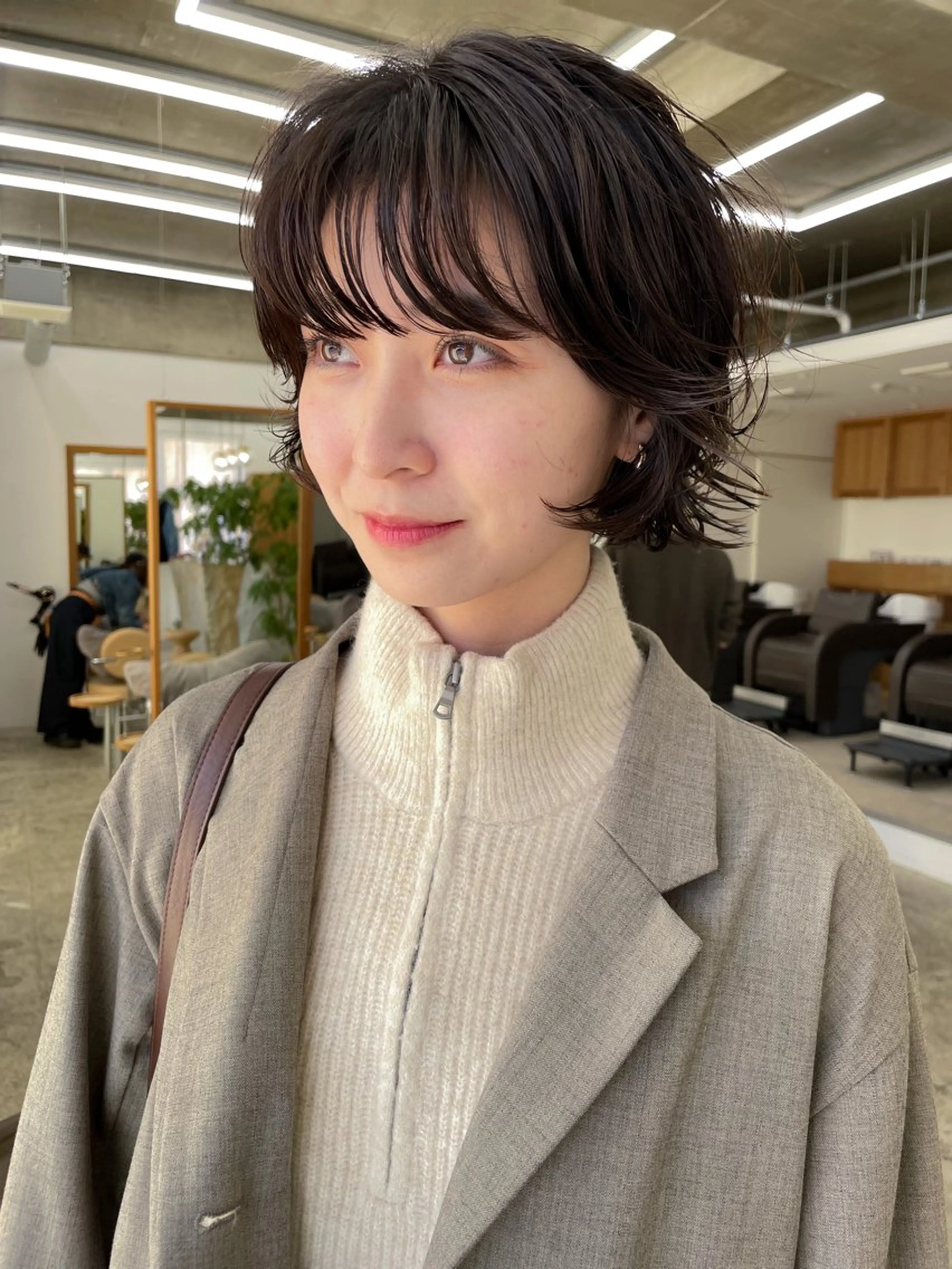 ショート パーマ パーマ/レイヤー 岩山丈一郎のヘアスタイル